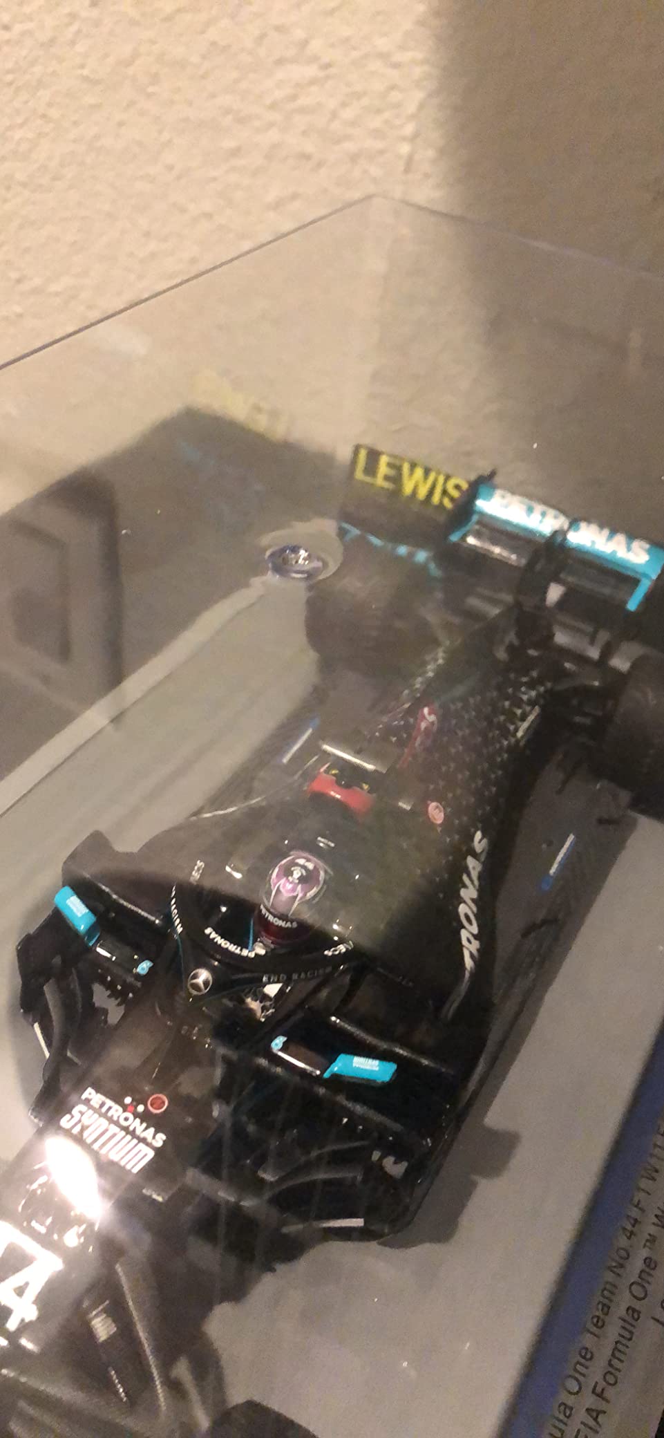 Acrylicase Clear Display Show CASE for 1:18 Die Cast Car Black Base 14