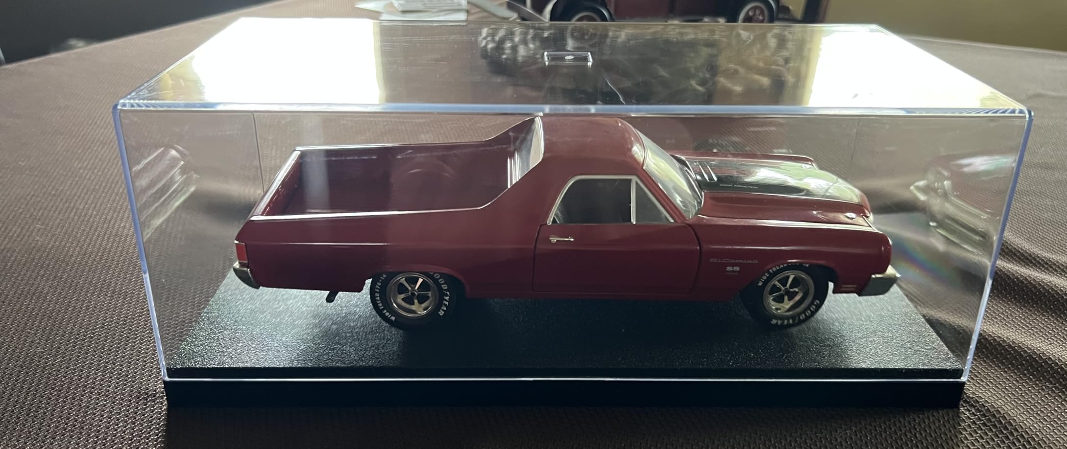 Acrylicase Clear Display Show CASE for 1:18 Die Cast Car Black Base 14
