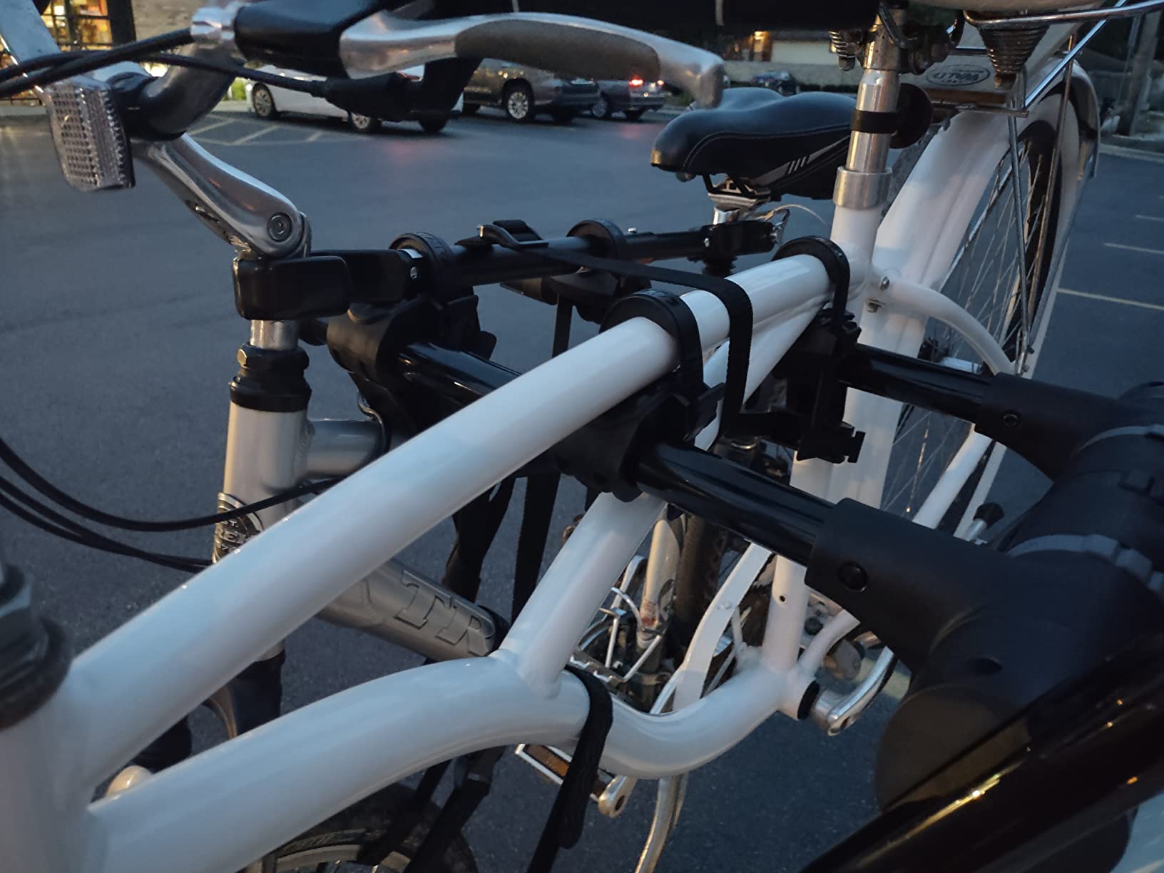 Yakima FullBack 3 Premium Trunk Bike Rack, Holds 3 Bikes, Tool-Free Installation, SuperCush ZipStrips, Foldable Arms, SKS Locks, Bottle Opener customer photo 2