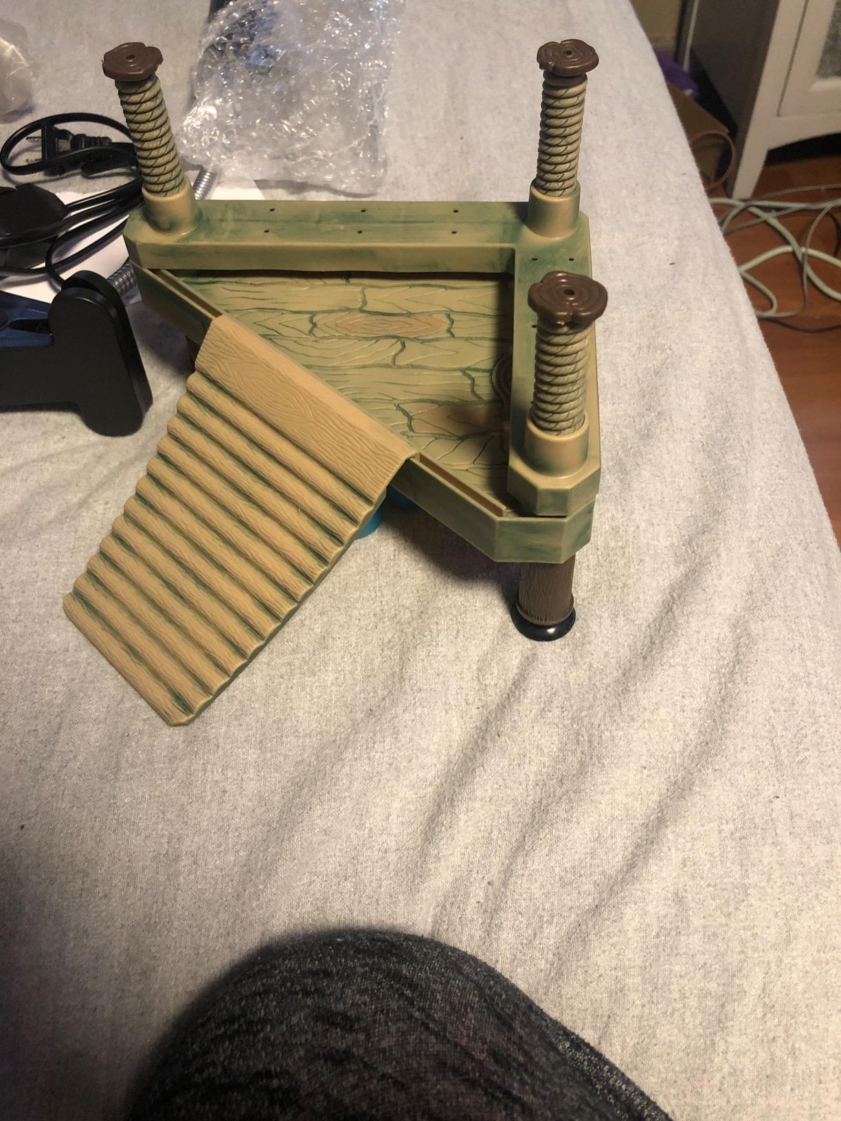 Penn-Plax Reptology Floating Turtle Pier and Basking Platform – Decorative, Functional, and Naturally Inspired – Small customer photo 2