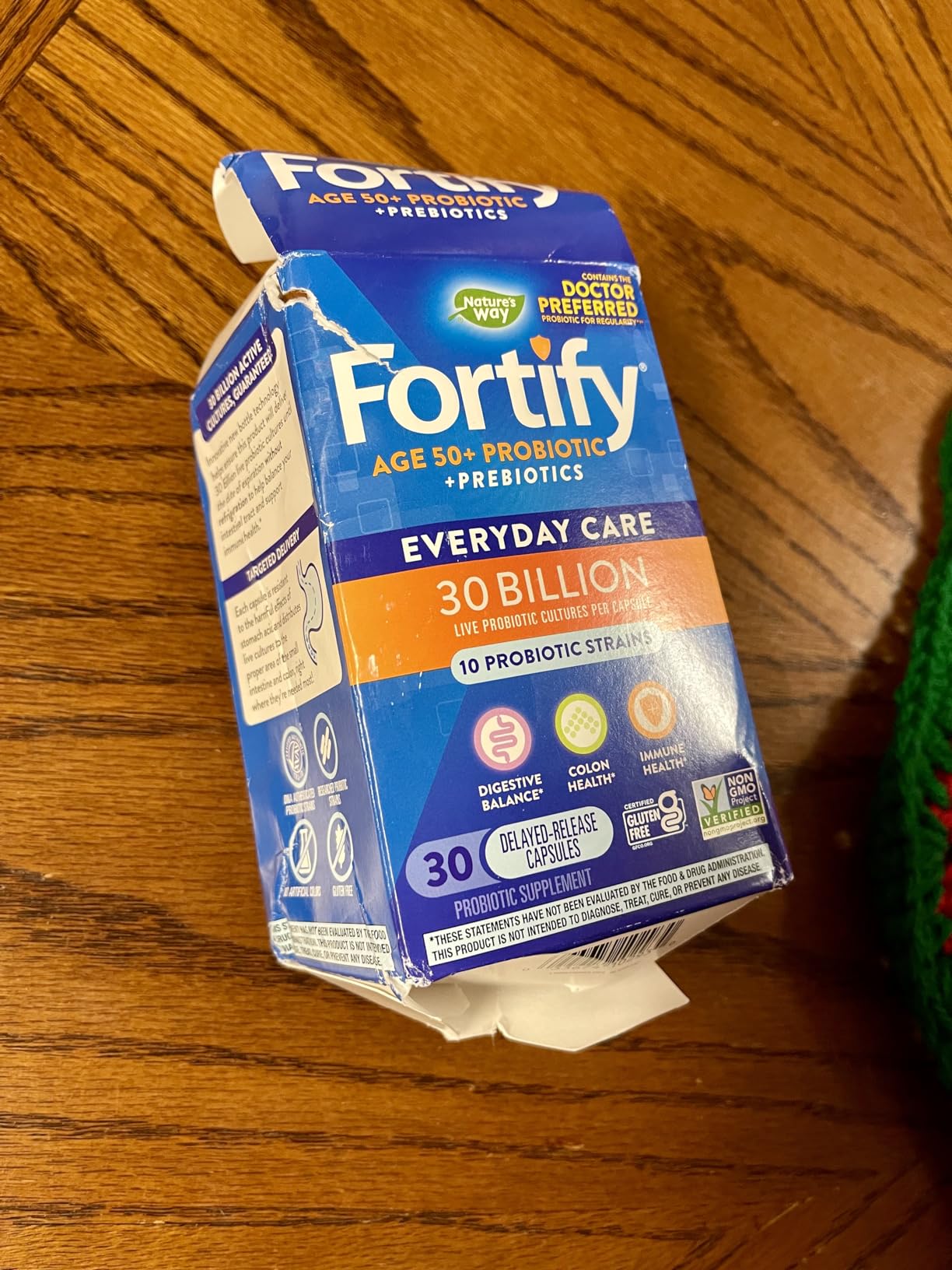 Nature's Way Fortify 30 Billion Daily Pre+Probiotic for Adults 50+, 30 ct customer photo 1