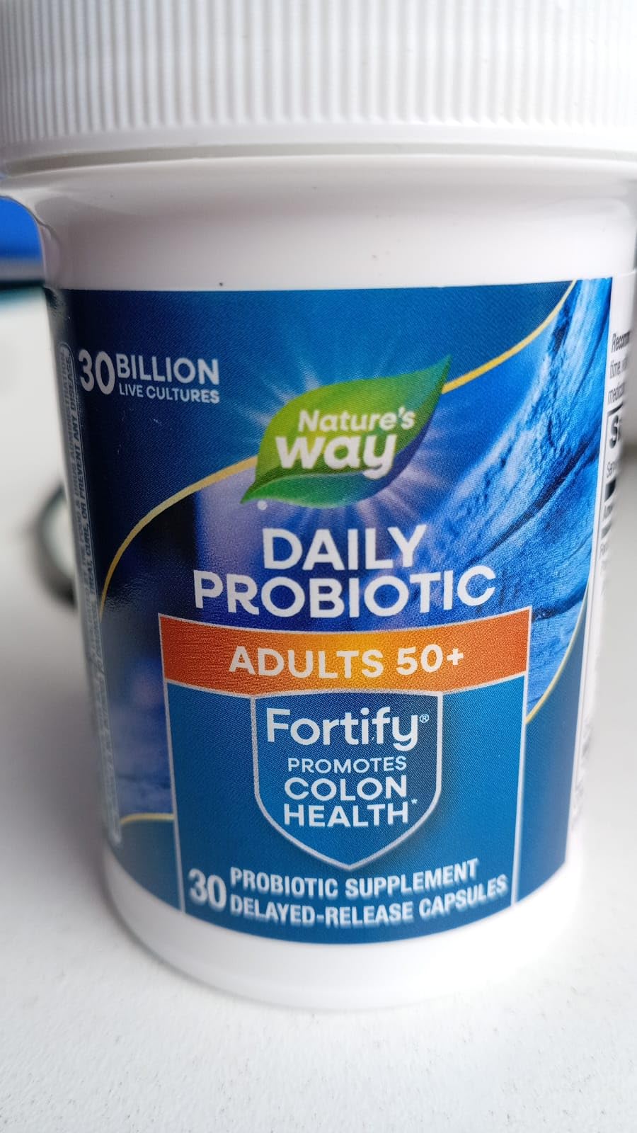 Nature's Way Fortify 30 Billion Daily Pre+Probiotic for Adults 50+, 30 ct customer photo 2
