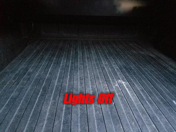 MICTUNING 2Pcs 60 Inch White LED Cargo Truck Bed Light Strip Lamp Waterproof Lighting Kit with On-Off Switch Fuse 2-Way Splitter Cable Compatible with Pickup RV SUV and More customer photo 2