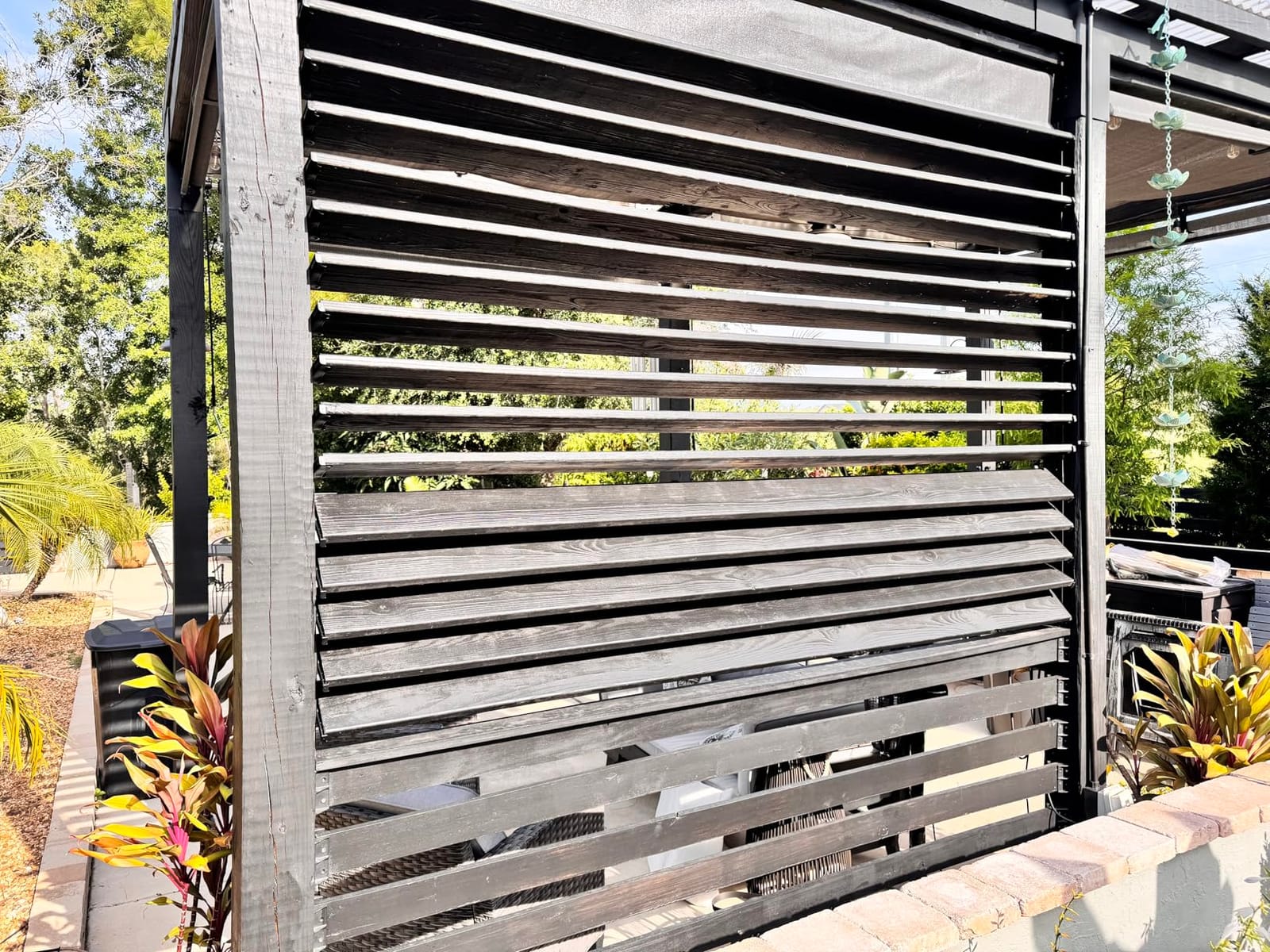 Decorative Versa Fence Louver System, Perfect for Gardens, Patios and Outdoor Spaces, Indoor and Outdoor Use, 2 Pack customer photo 2