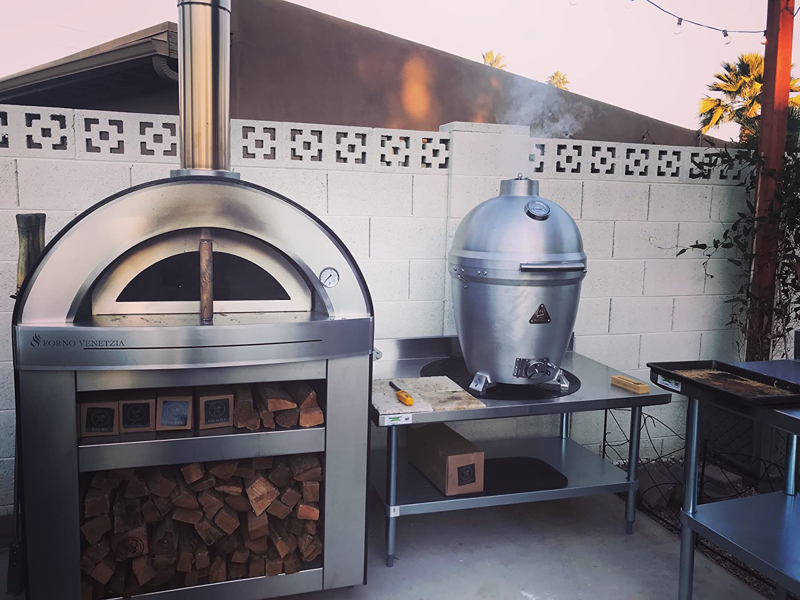 Blaze 20-Inch Cast Aluminum Kamado Grill | Heavy-Duty 1 inch Cast Aluminum Body | 20 inch Hex Stainless Grates | Tongue-and-Groove Seal | BLZ-20-KAMADO customer photo 2