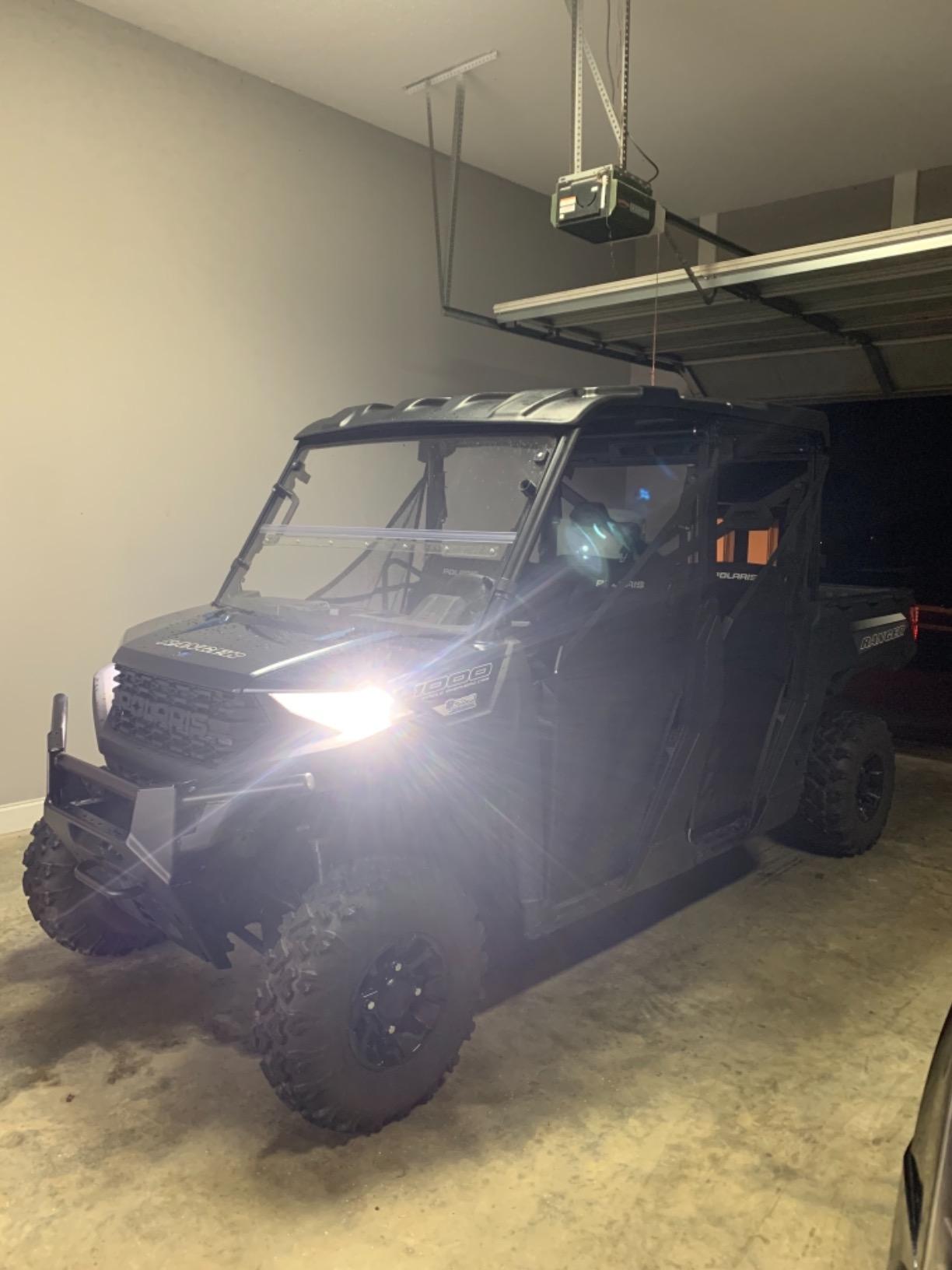 SuperATV Plastic Roof for Polaris Ranger and Atlas Models (See Fitment)| Protection from Sun, Rain, and Debris | Rugged 6mm Plastic Construction | Works with Most Windshields and Windows customer photo 1