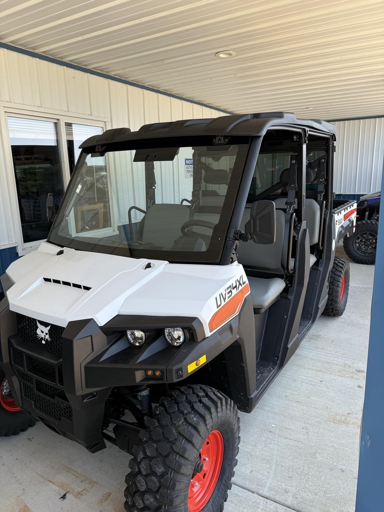 SuperATV Plastic Roof for Polaris Ranger and Atlas Models (See Fitment)| Protection from Sun, Rain, and Debris | Rugged 6mm Plastic Construction | Works with Most Windshields and Windows customer photo 2