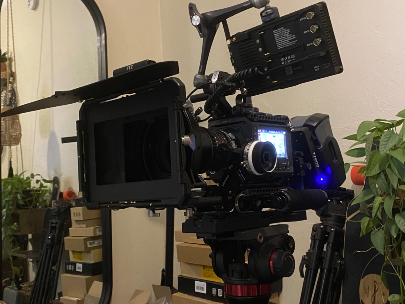 JTZ DP30 Cine Lens Carbon Fiber 4x4 Swing-Away Matte Box with 15mm/19mm Rod Rail Rig for Sony FS5 FS7 ARRI RED Canon C100 C200 C300 BM D Blackmagic BMPCC BMCC Pocket Cinema Panasonic Camera customer photo 1