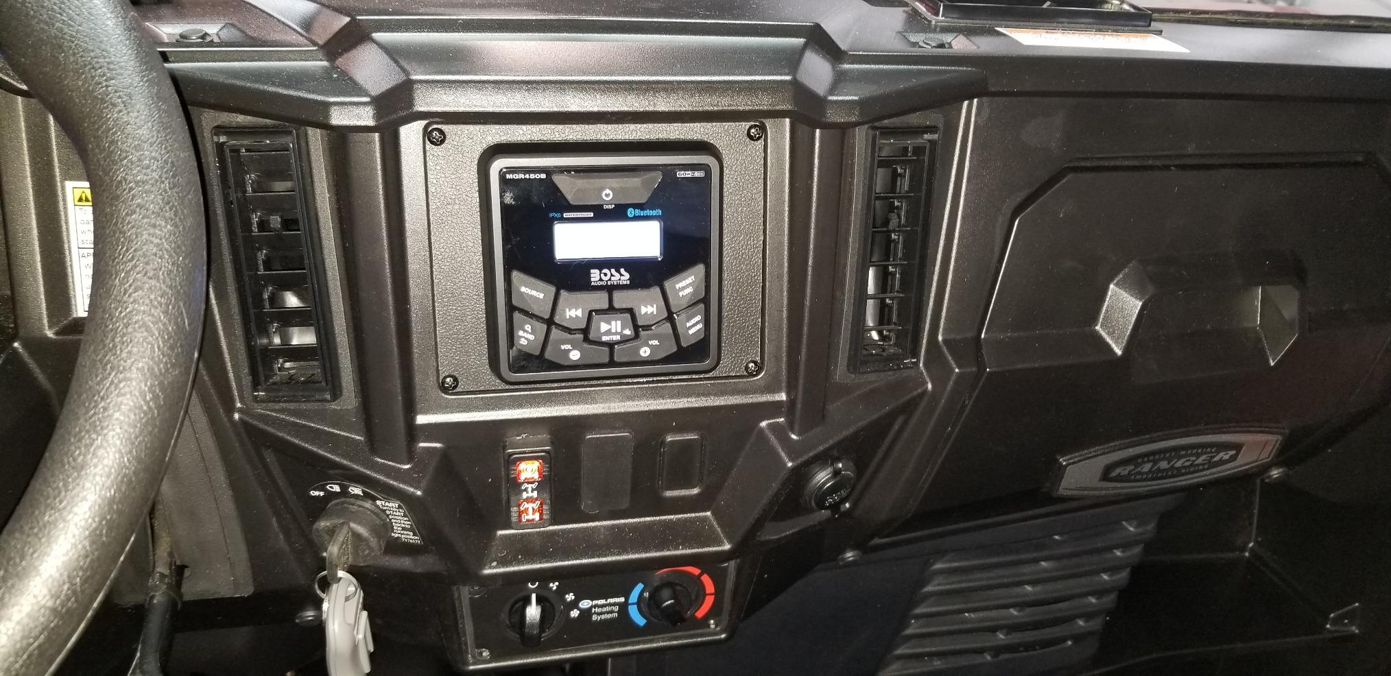 BOSS Audio Systems MGR450B Marine Boat Bluetooth Stereo, Amplified, No CD customer photo 1