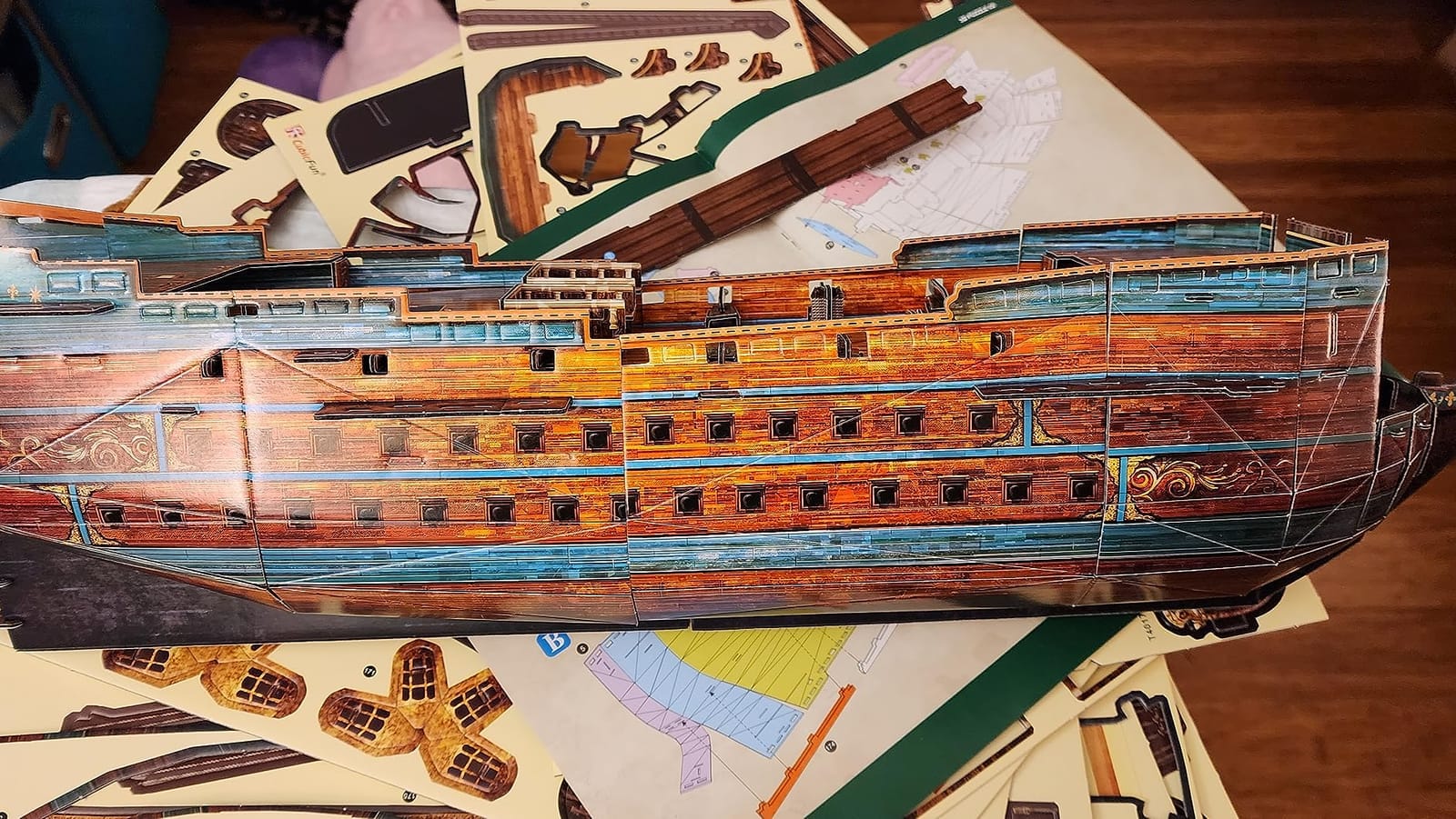 CubicFun San Felipe Spanish Warship 3D Puzzle Ship Model Kit - 248 Pieces customer photo 1