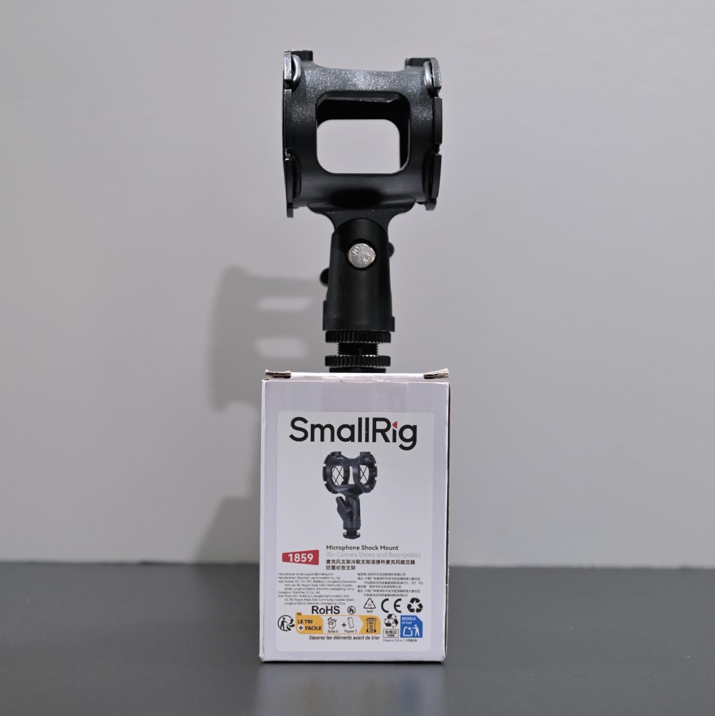 SmallRig Microphone Shock Mount Cold Shoe Pinch for Camera Shoe Boompole customer photo 2