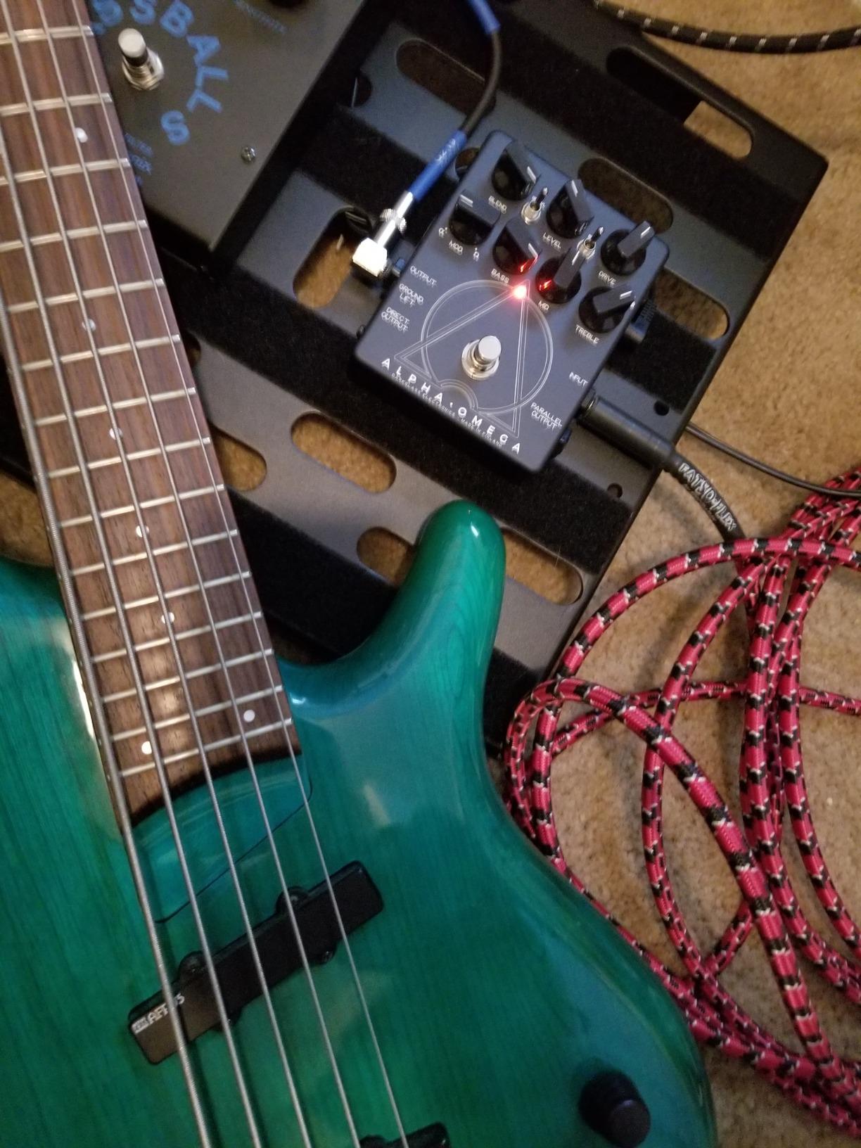 Darkglass Alpha Omega Dual Bass Preamp Pedal w/ 6-band EQ & XLR Output customer photo 1