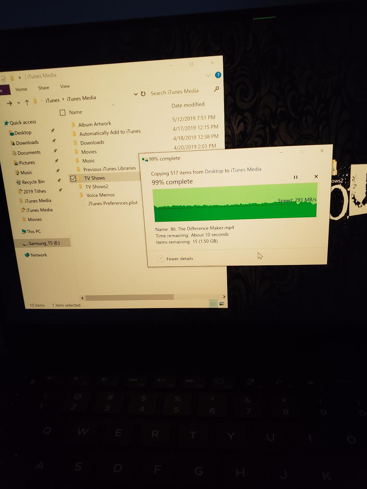 SAMSUNG T5 Portable SSD 2TB - Up to 540MB/s - USB 3.1 External Solid State Drive, Black (MU-PA2T0B/AM) customer photo 2