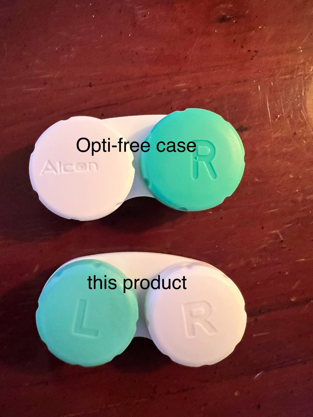 Axim USA Contact Lens Cases 12 Pack. One Year Bulk Supply. Protect Your Eyes by Changing Your Lens Case Monthly (Green) customer photo 1