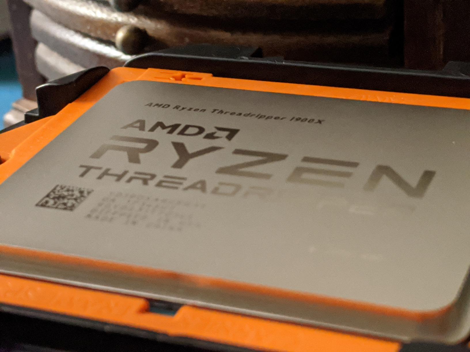 AMD Ryzen Threadripper 1920X (12-Core/24-Thread) Desktop Processor (YD192XA8AEWOF) customer photo 2