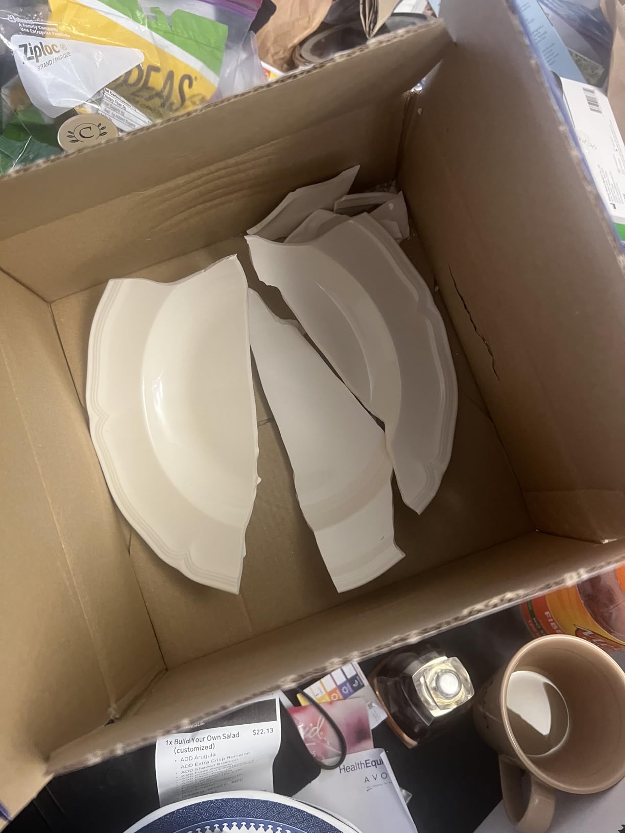 Villeroy & Boch Manoir 18 Piece Dinnerware Set, Creamy White | Porcelain dinnerware set made in Germany with intricate relief and rims, dishwasher and microwave safe, set for six customer photo 1