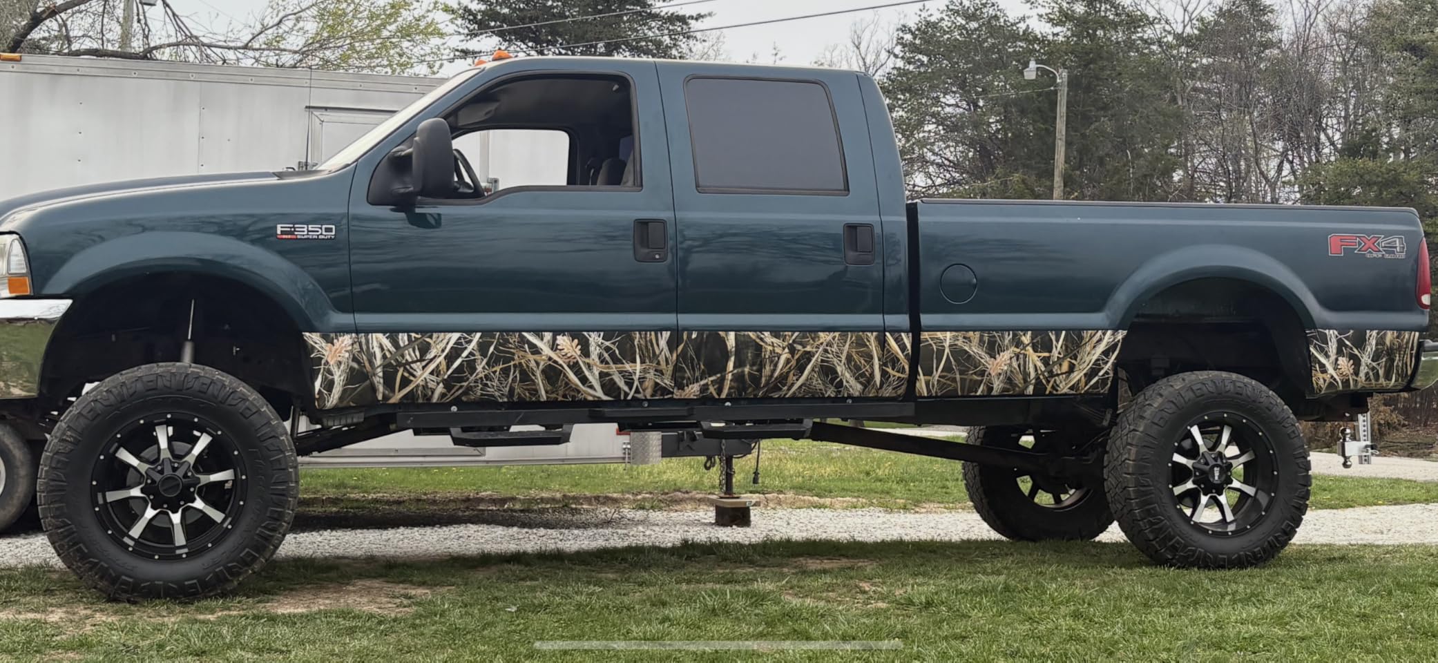 Camo Tall Grass Rocker Panel Graphic Decal Wrap Kit for Truck SUV (12 inch x 30 Foot, Matte) customer photo 2