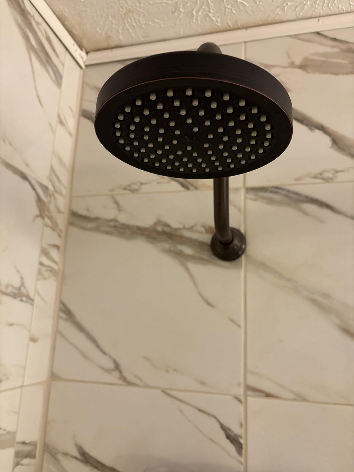 SparkPod Rain Shower Head, 6 Inch Round, Luxury Polished Chrome Finish | High Pressure Shower Heads, 90 Nozzles, Adjustable Showerhead, No Tools Needed, Universal Connection customer photo 1