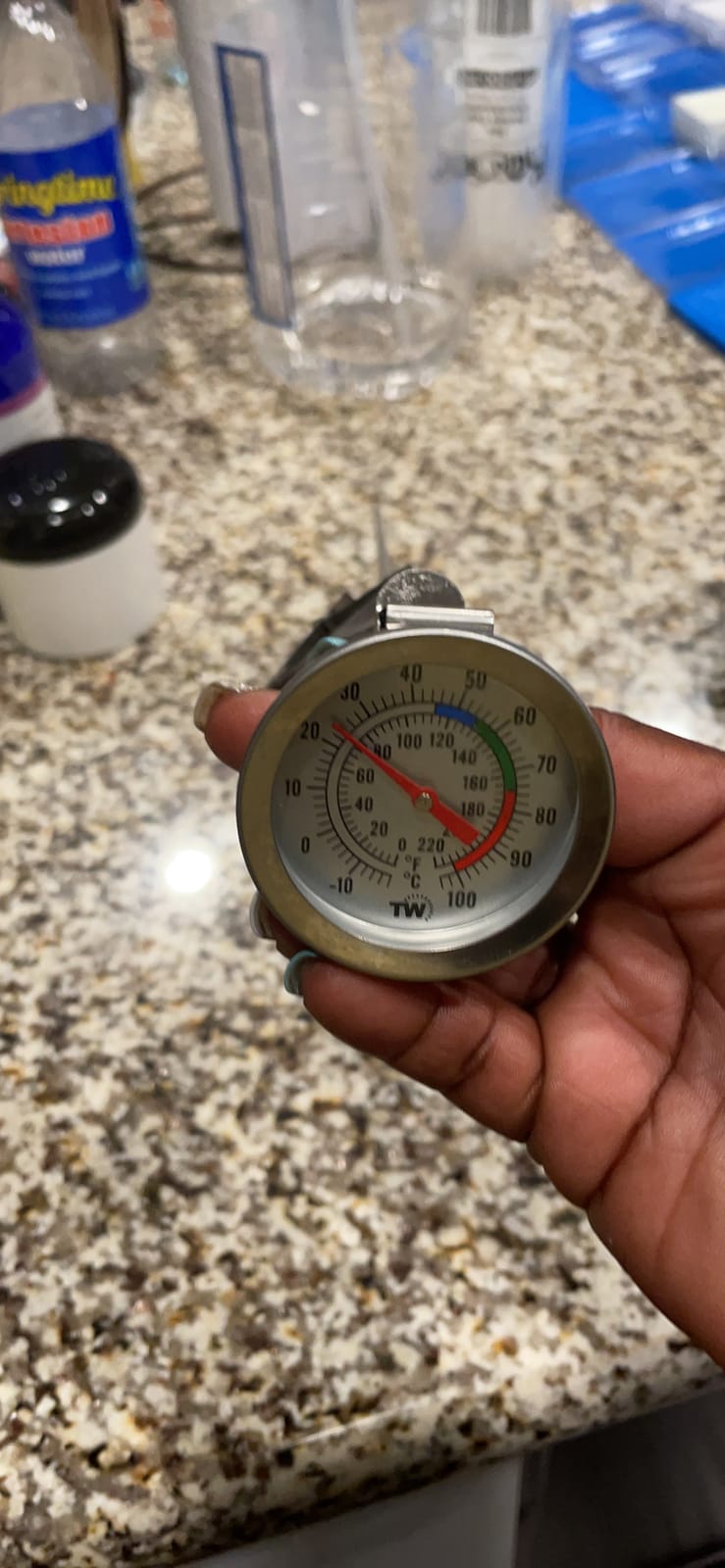 Candle Thermometer for Candle Making with Clip and 300mm Stainless Steel Probe customer photo 2