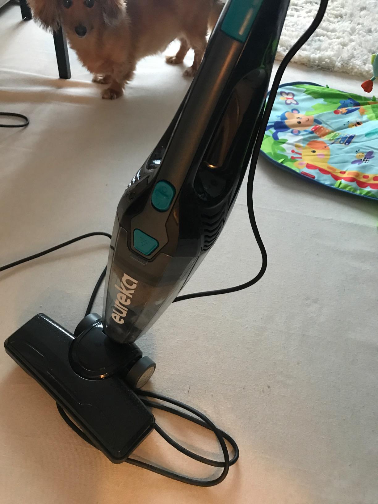 Eureka Blaze Stick Vacuum Cleaner, Powerful Suction 3-in-1 Small Handheld Vac with Filter for Hard Floor Lightweight Upright Home Pet Hair, Dark Black customer photo 2
