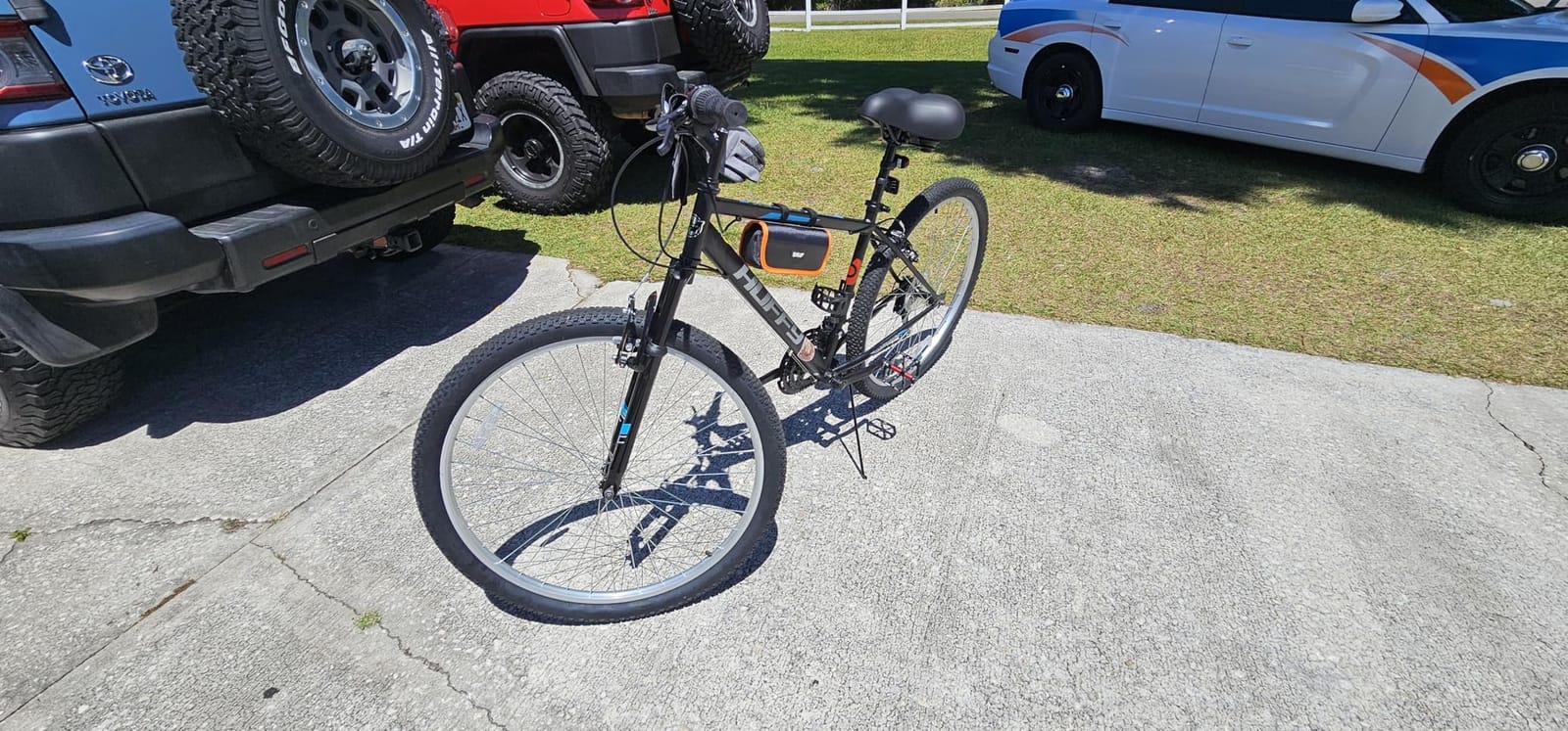 Bicycle Repair Bag With Tire Pump, Portable Tool Kit for Camping Travel - Bike Glueless Patches, Maintenance Essentials All in One customer photo 1