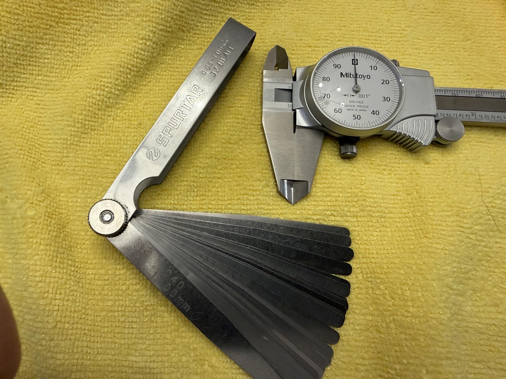 Spurtar Feeler Gauges 0.001-0.04