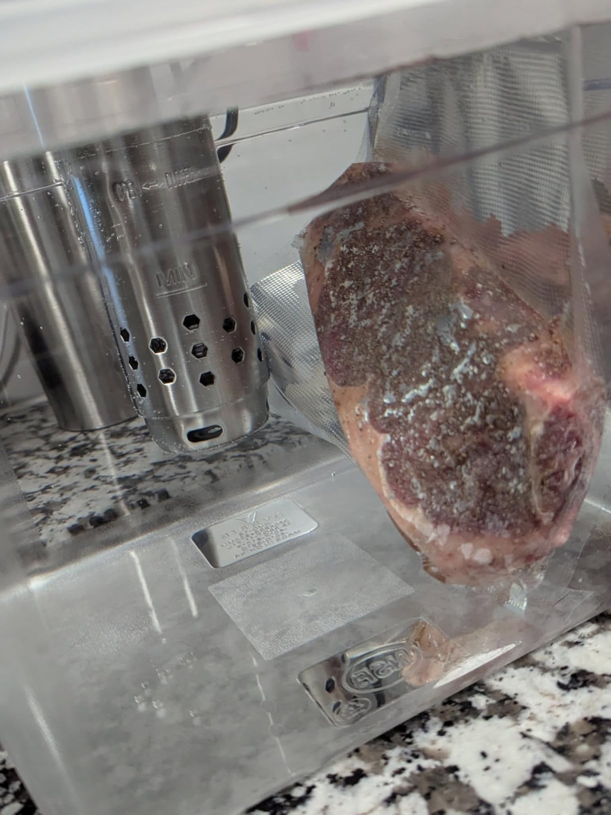 KitchenBoss Sous Vide Cooker Machine Ultra-quiet 1100 Watts Sous Vide G300S customer photo 1