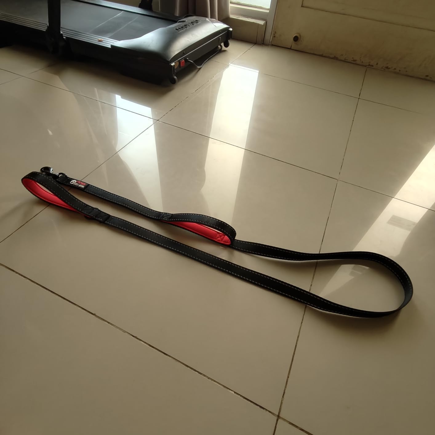 Primal Pet Gear Dog Leash 6ft Long,Traffic Padded Two Handle,Heavy Duty,Reflective Double Handles Lead for Control Safety Training,Leashes for Large Dogs or Medium Dogs,Dual Handles Leads(Black) customer photo 1