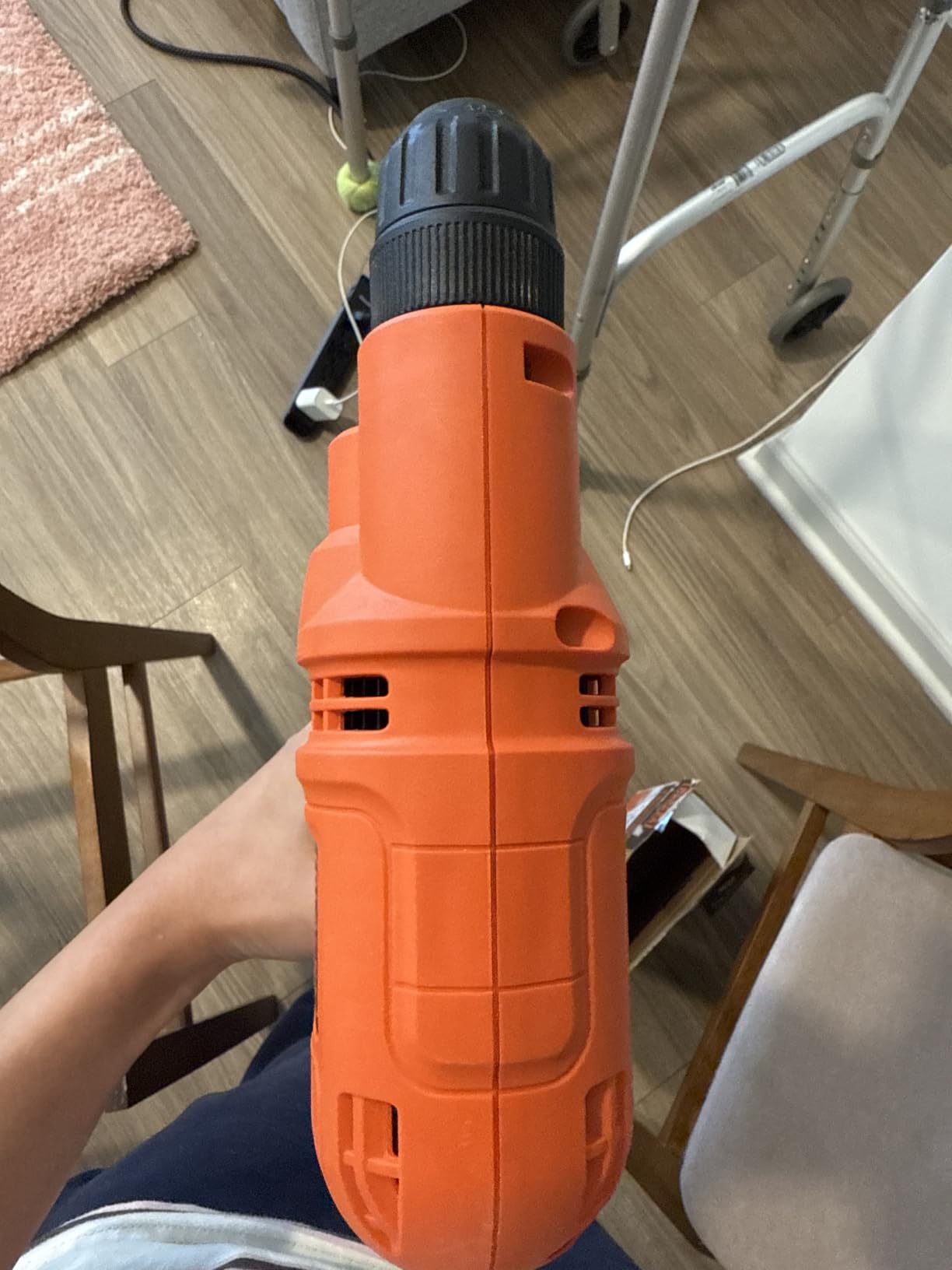 BLACK+DECKER Hammer Drill, 6.5-Amp, 1/2-Inch (BEHD201) customer photo 2