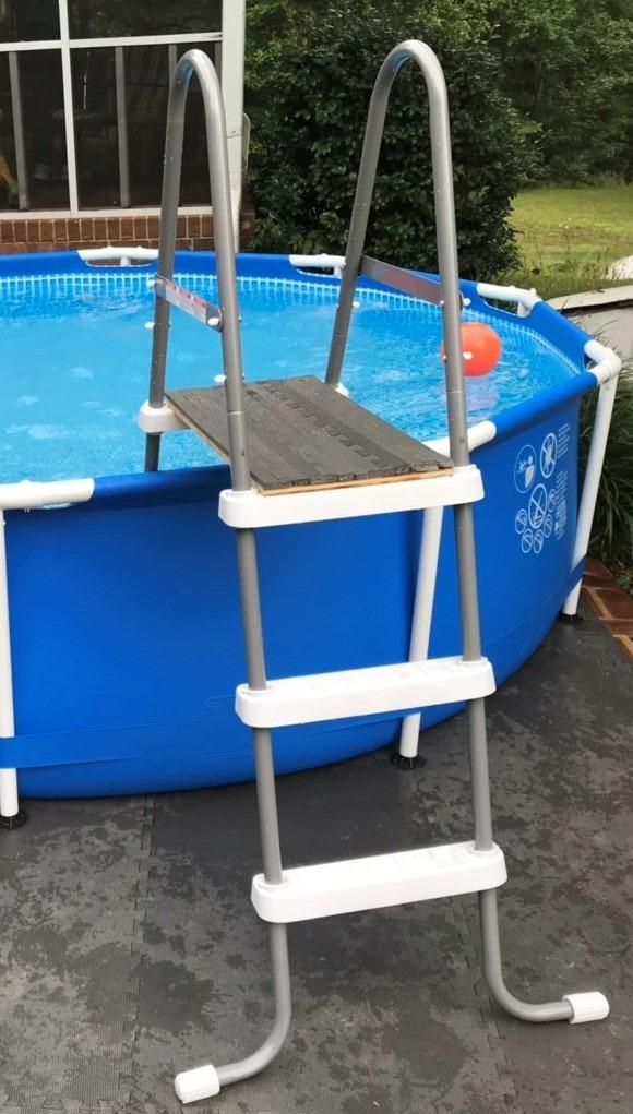 INTEX Metal Frame 12ft x 30in Round Above Ground Swimming Pool customer photo 2