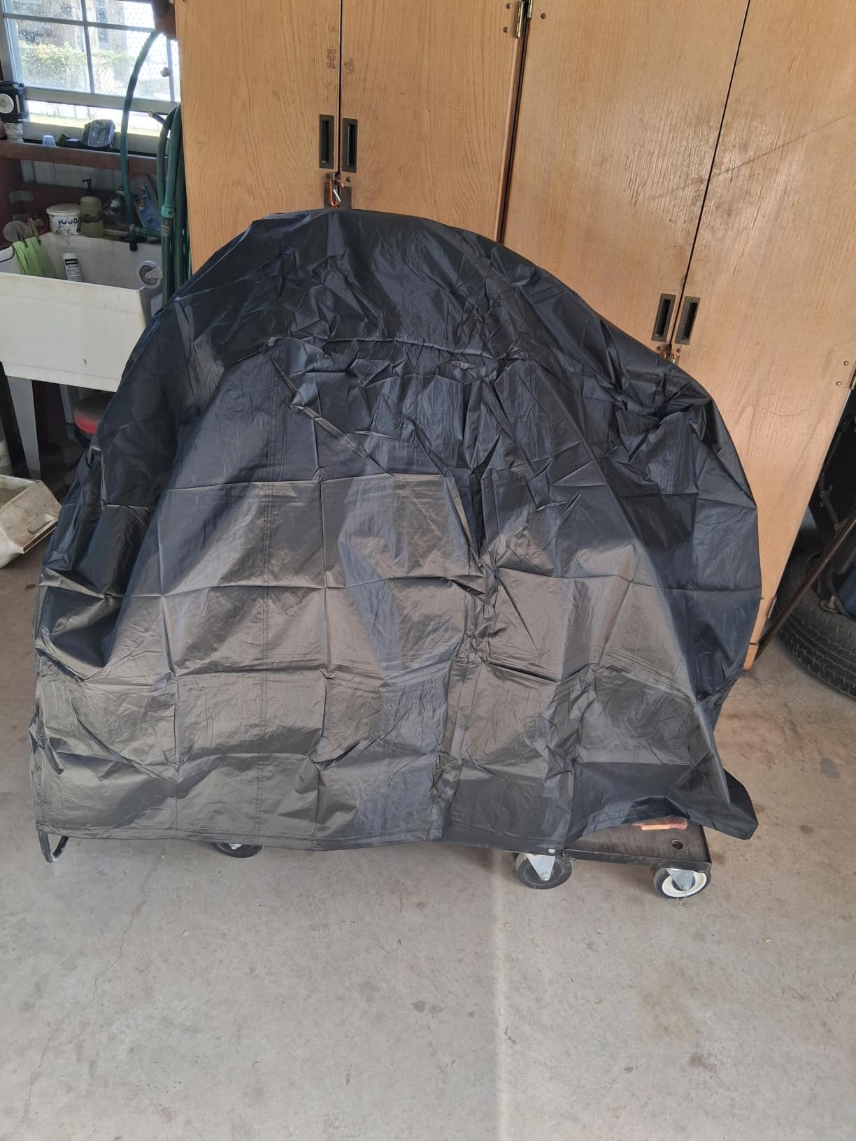 iCOVER Grill Cover 58 inch, BBQ Grill Cover for Outdoor Grill, 600D Heavy Duty Waterproof BBQ Cover, Anti-UV and Rip-Proof Barbecue Cover, Gas Grill Cover for Weber, Char-Broil, Nexgrill, etc customer photo 2