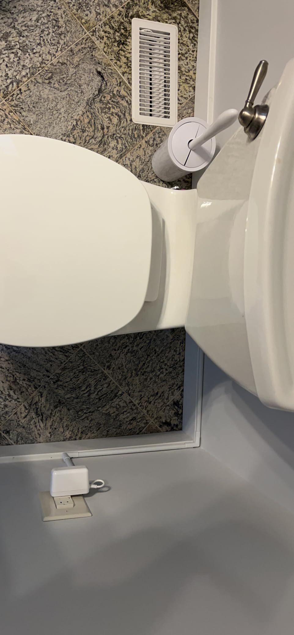 KOHLER 10349-0 PureWarmth Heated Elongated Toilet Seat, Soft Close Toilet Seat, Quiet-Close, Slow Close, Night Light, White customer photo 1