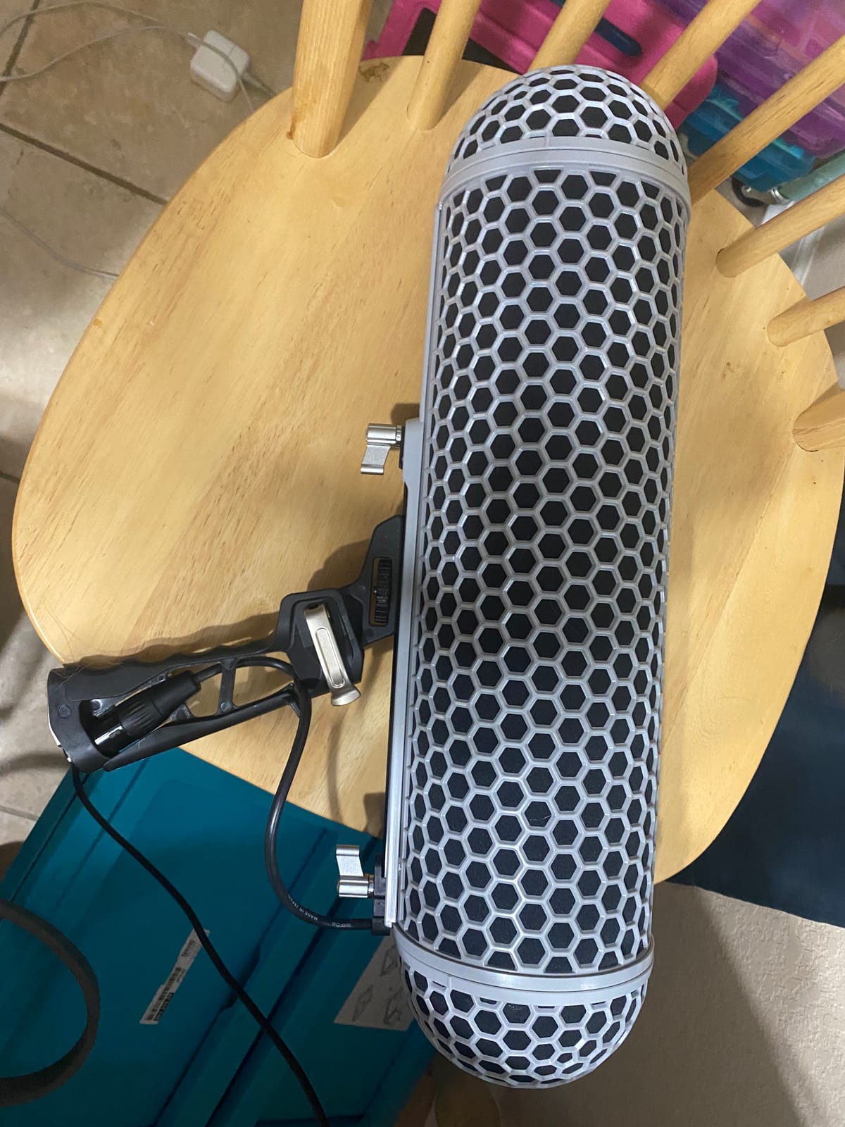 Micolive Microphone Windshield Blimp Windscreen Style Protect Cage and Shock Mount Suspension System Compatible with Rode NTG1 NTG2 NTG3 NTG4+ AT875R Line MKE 600 Series Shotgun Microphones customer photo 1