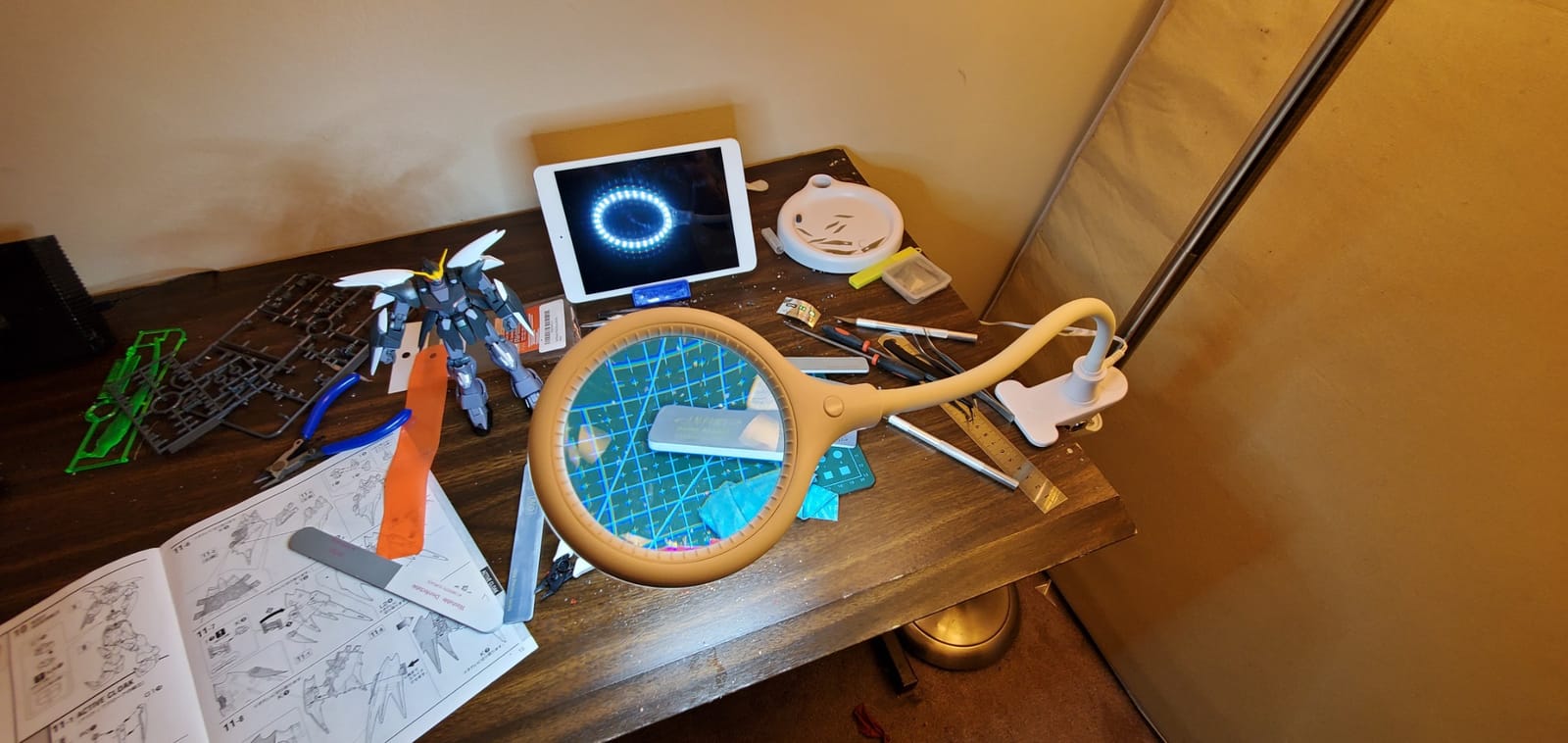 Brightech LightView Pro Flex 2 in 1 Magnifying Desk Lamp, 2.25x Light Magnifier, Adjustable Magnifying Glass with Light for Crafts, Reading, Close Work customer photo 2