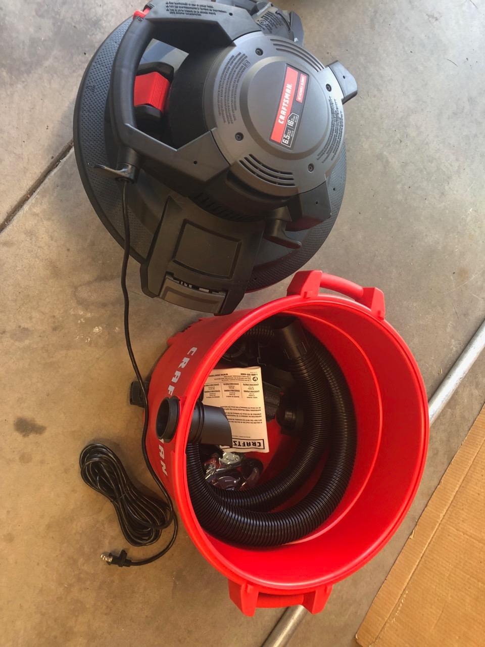 CRAFTSMAN CMXEVBE17607 16 Gal. 6.5 Peak HP Wet Dry Vac with Detach Blower customer photo 1