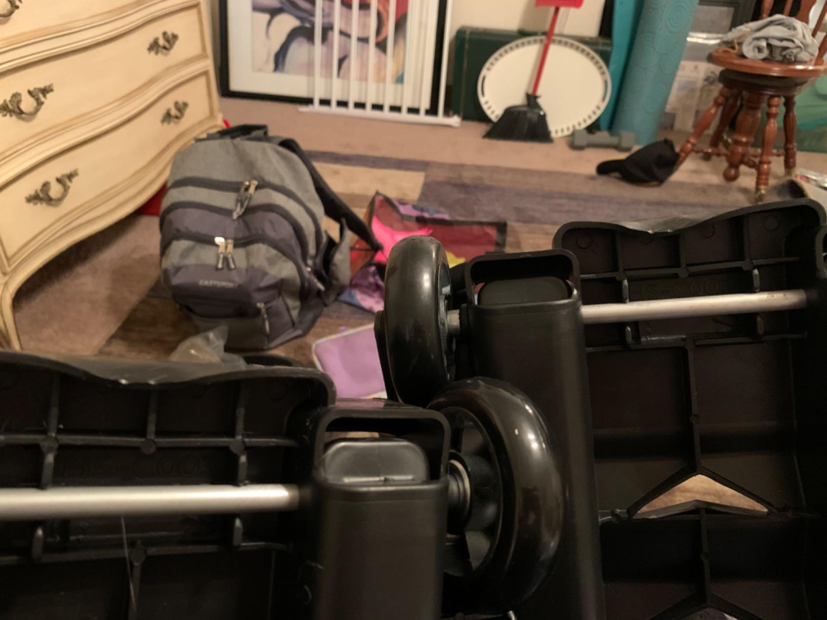 RMS Folding Luggage Cart (Black) customer photo 2