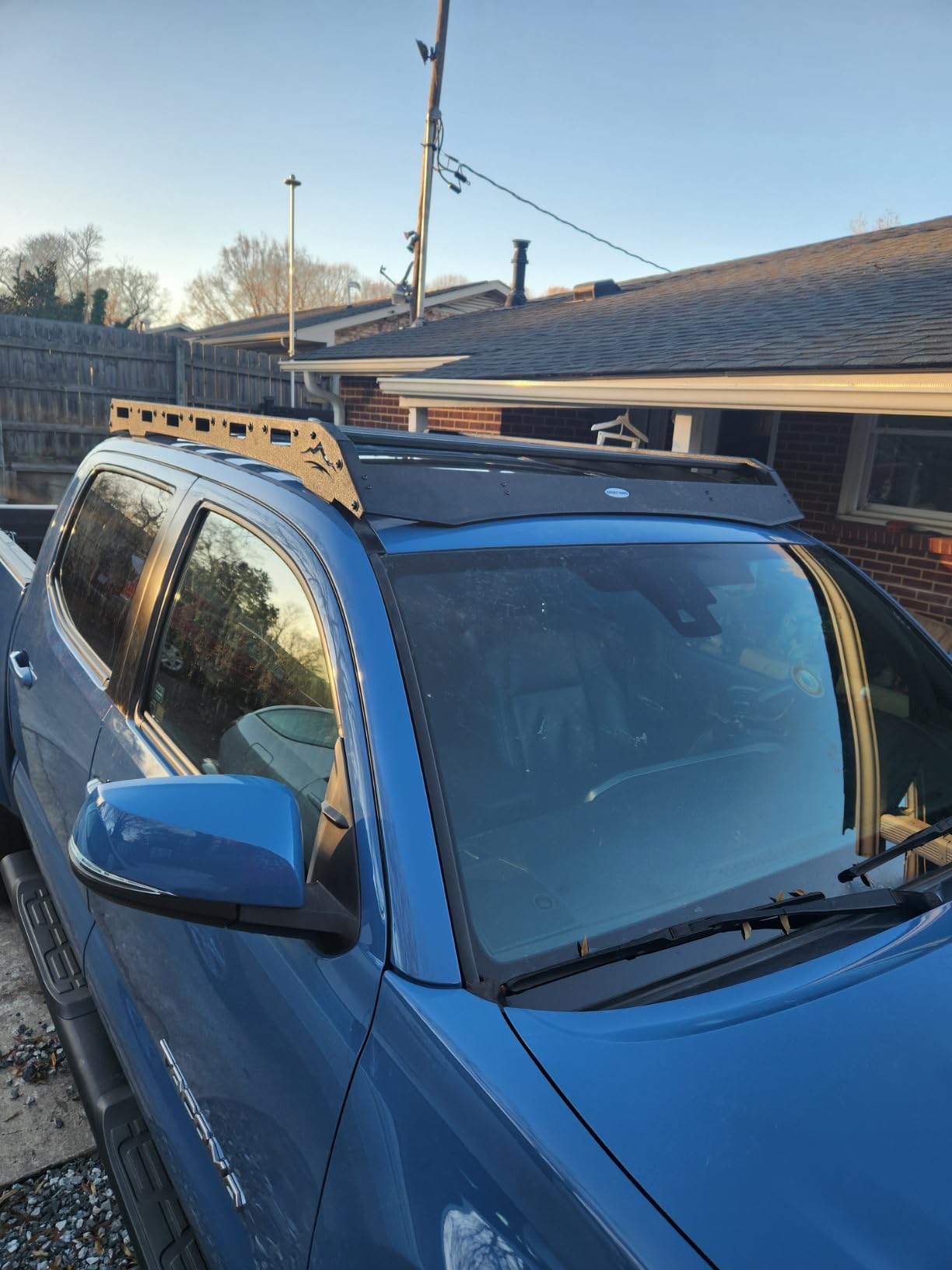 Hooke Road Tacoma Roof Rack Aluminum Crsssbars for 2005-2023 Toyota Tacoma 2nd 3rd Gen (Double Cab Only), Overland Cargo Carrier Basket customer photo 2