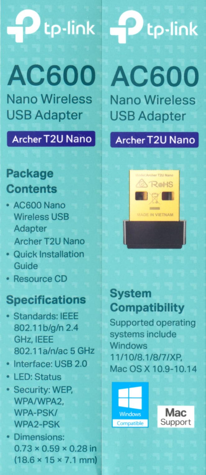 TP-Link Nano AC600 USB WiFi Adapter for Desktop PC- 2.4G/5G Dual Band customer photo 1