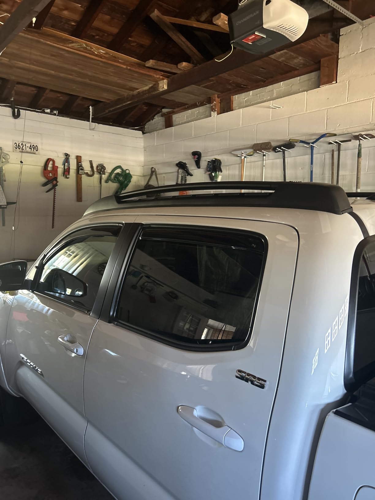 ANTS PART Roof Rack Cross Bars for 2005-2023 Toyota Tacoma Double Cab 4door | Crew Cab Pickup, Not for Access Cab, Aluminum Crossbar, 165 LBS, No-Drill, Low-Profile, for Cargo/Kayak/Bike Racks/Snowboard customer photo 2