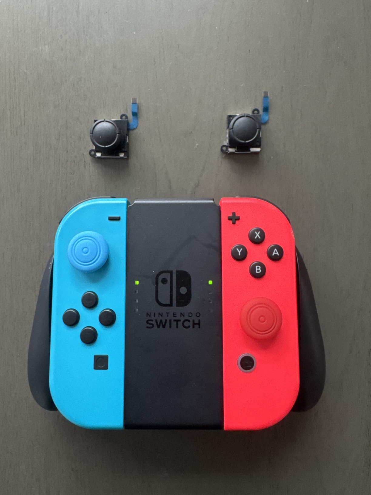 Joycon Repair Kit Joycon Joystick Replacement for Nintendo Switch, 2 Pack | Upgrade Anti-Drift Switch Joysticks, Compatible with JoyCon, Switch Lite/OLED, Repair Tools and Thumb Grips Included customer photo 2