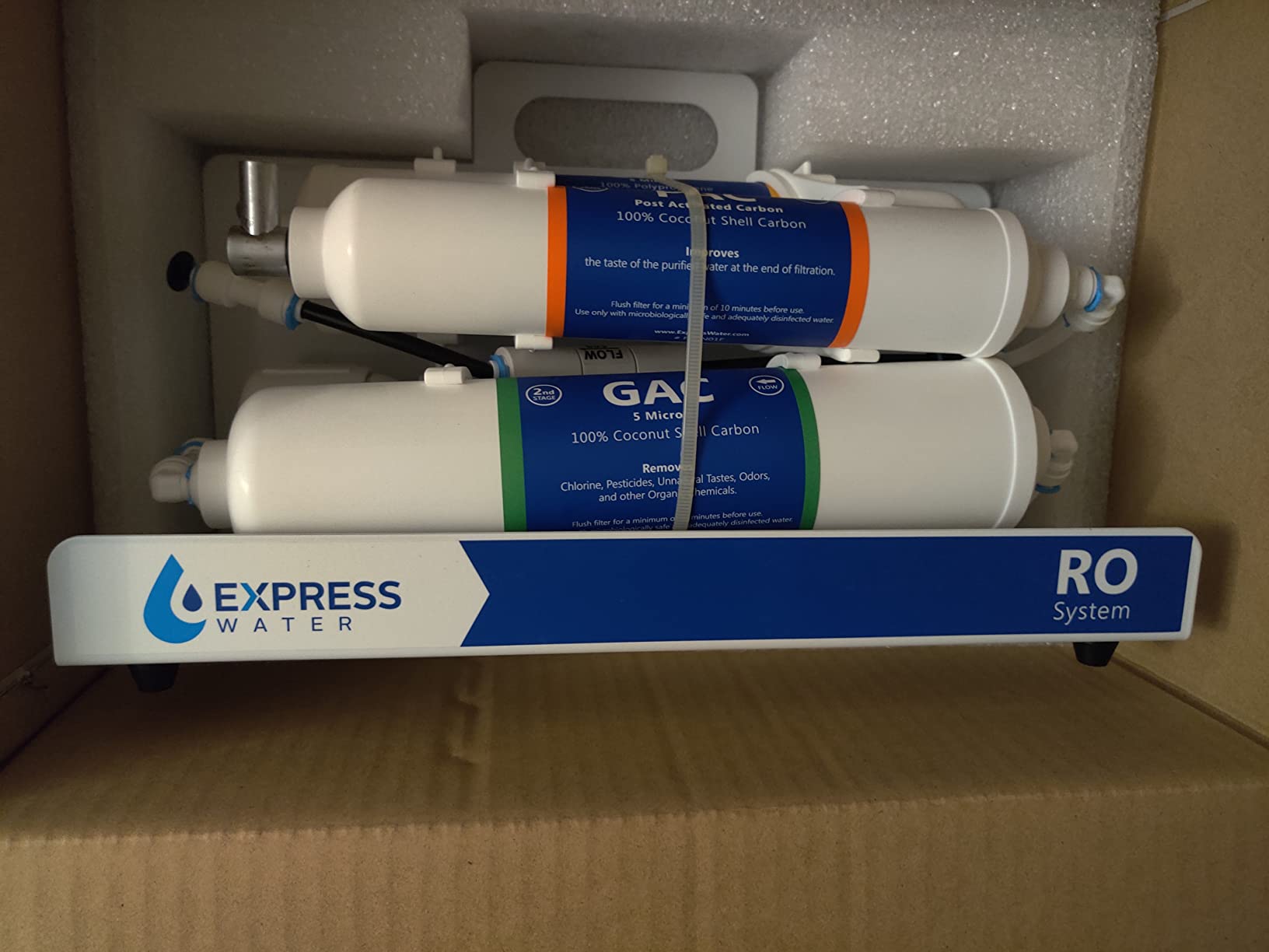Express Water Countertop Reverse Osmosis Water Filtration System, White customer photo 1