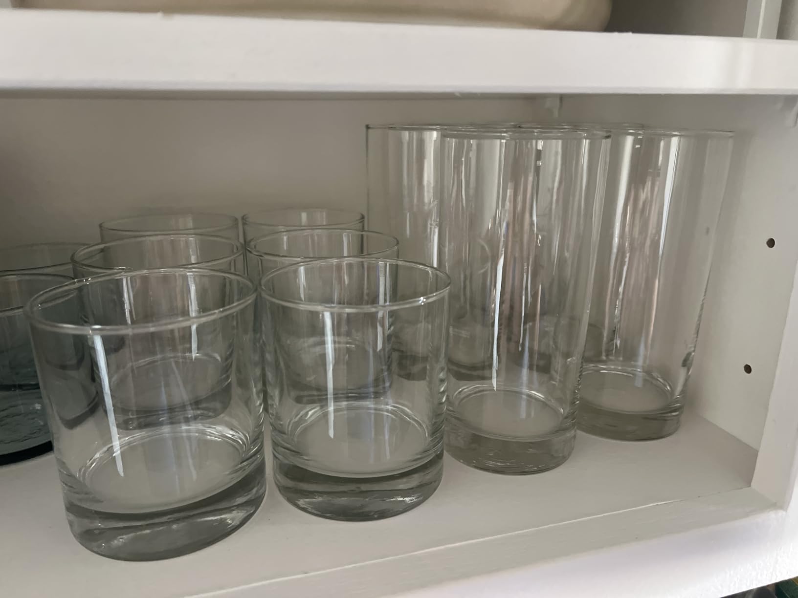 Libbey Polaris Axis Tumbler & Rocks Drinking Glasses Set of 16, Glass Cups | 17.75 oz and 15 oz Capacities for Water, Juice, Cocktails, and More with Dishwasher-Safe Convenience for Easy Cleanup customer photo 1