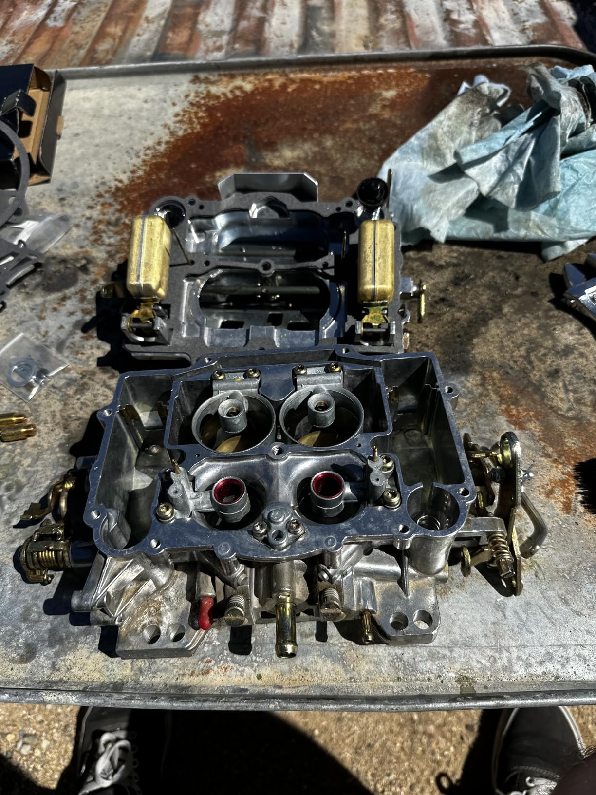 Carburetor Rebuild Kit for Edelbrock 1405 1406 1407 1408 1409 1410 1411 (With Bowl Cover Gasket) customer photo 1