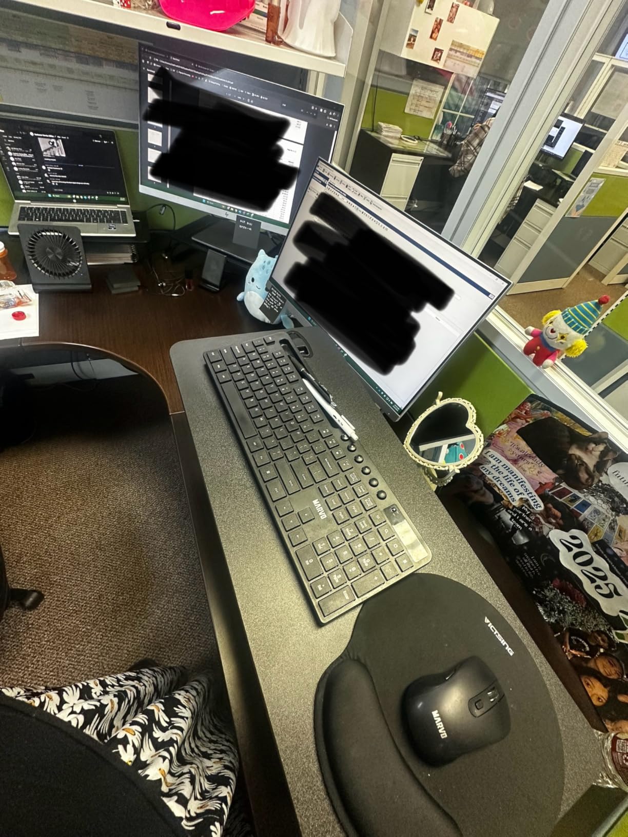 VIVO Black 28 in Single Top Standing Desk Converter, DESK-V011F | Small, Tabletop Sit to Stand Laptop Riser with Scissor Lift Height Adjustment, No Assembly Required customer photo 1
