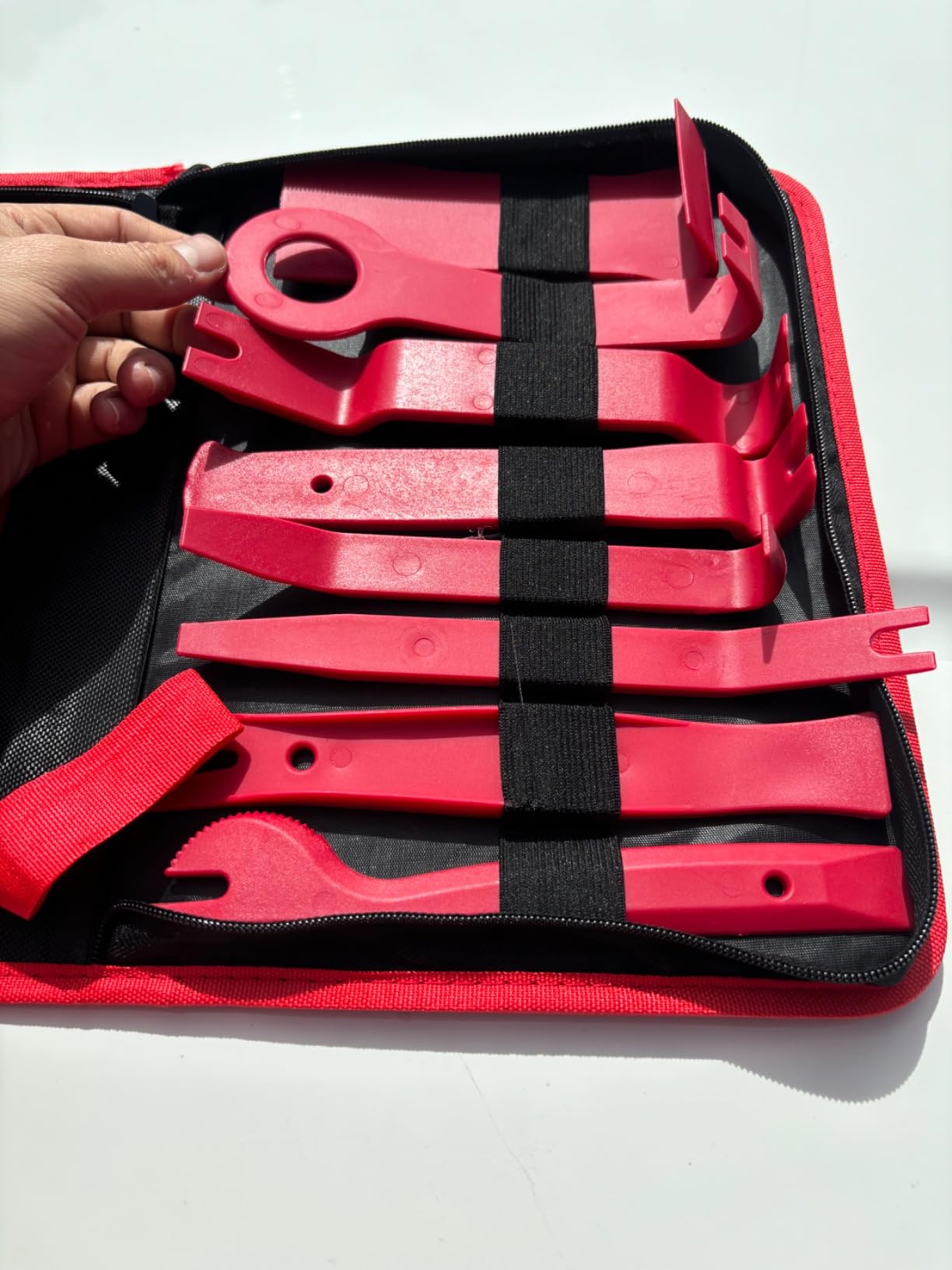 GOOACC - GRC-49 19Pcs Trim Removal Tool Set & Clip Plier Upholstery Remover Nylon Car Panel Removal Set with Portable Storage Bag customer photo 2