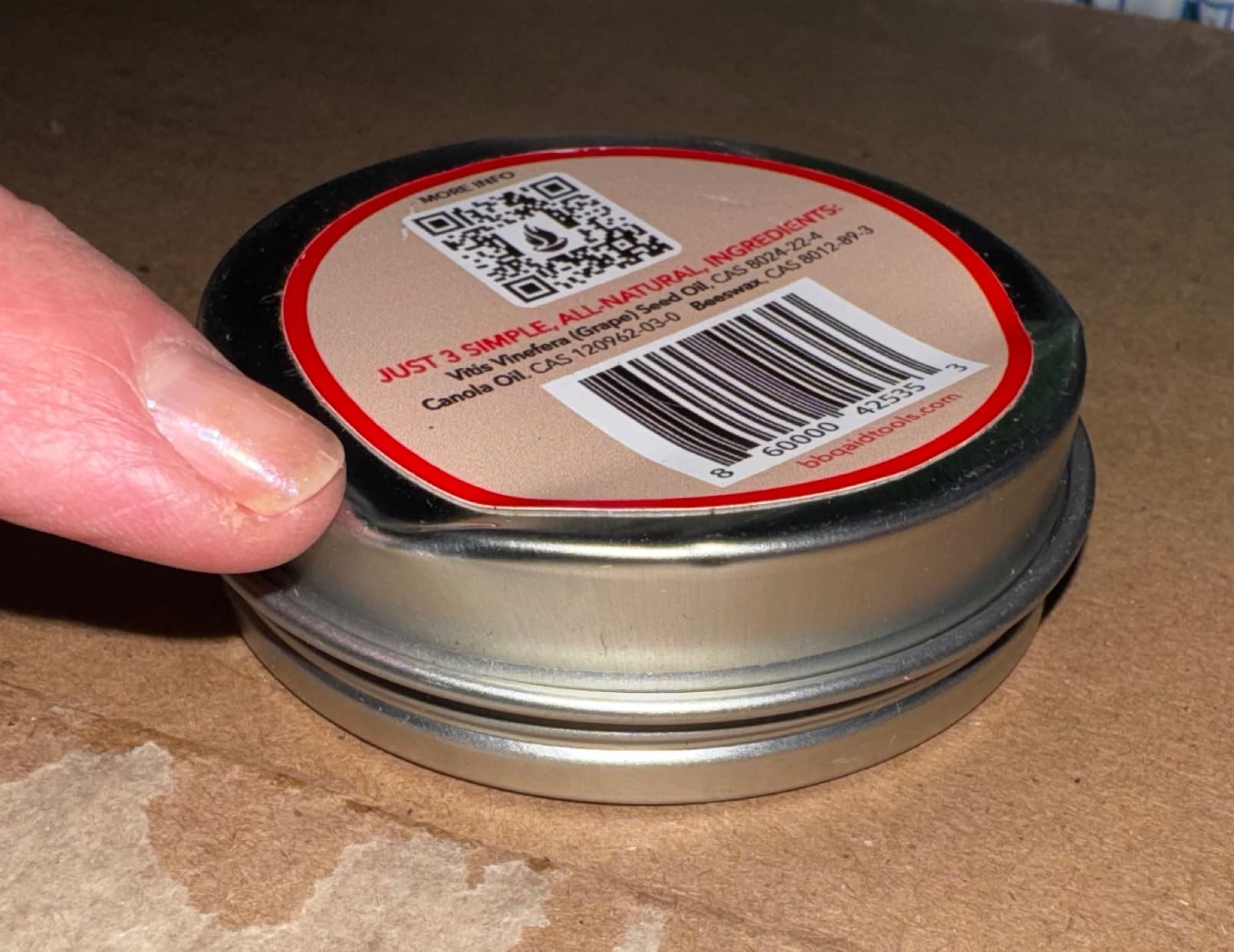 Cast Iron and Carbon Steel Seasoning Wax 1.5 Oz Restore Kitchenware customer photo 2