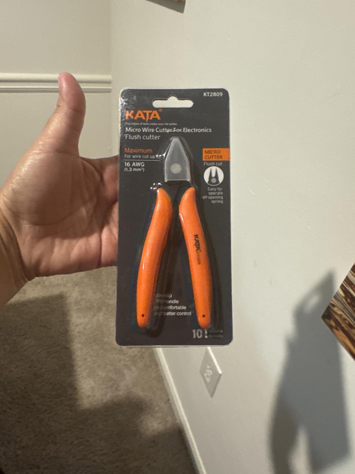 KATA Mini Flush Cutters, 5-Inch Micro Wire Cutters for Jewelry & Model Kits customer photo 2
