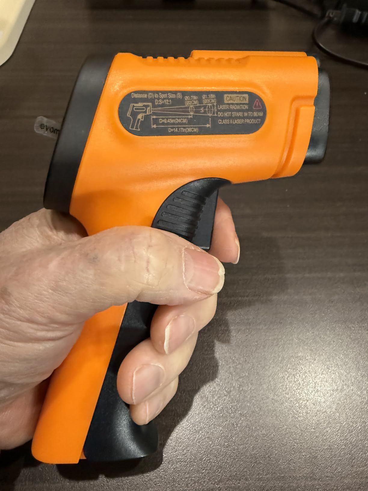 TempPro TempScan Infrared Thermometer Gun for Pizza Oven Griddle HVAC | Temperature Gun with Adjustable Emissivity, -58~1022F customer photo 2