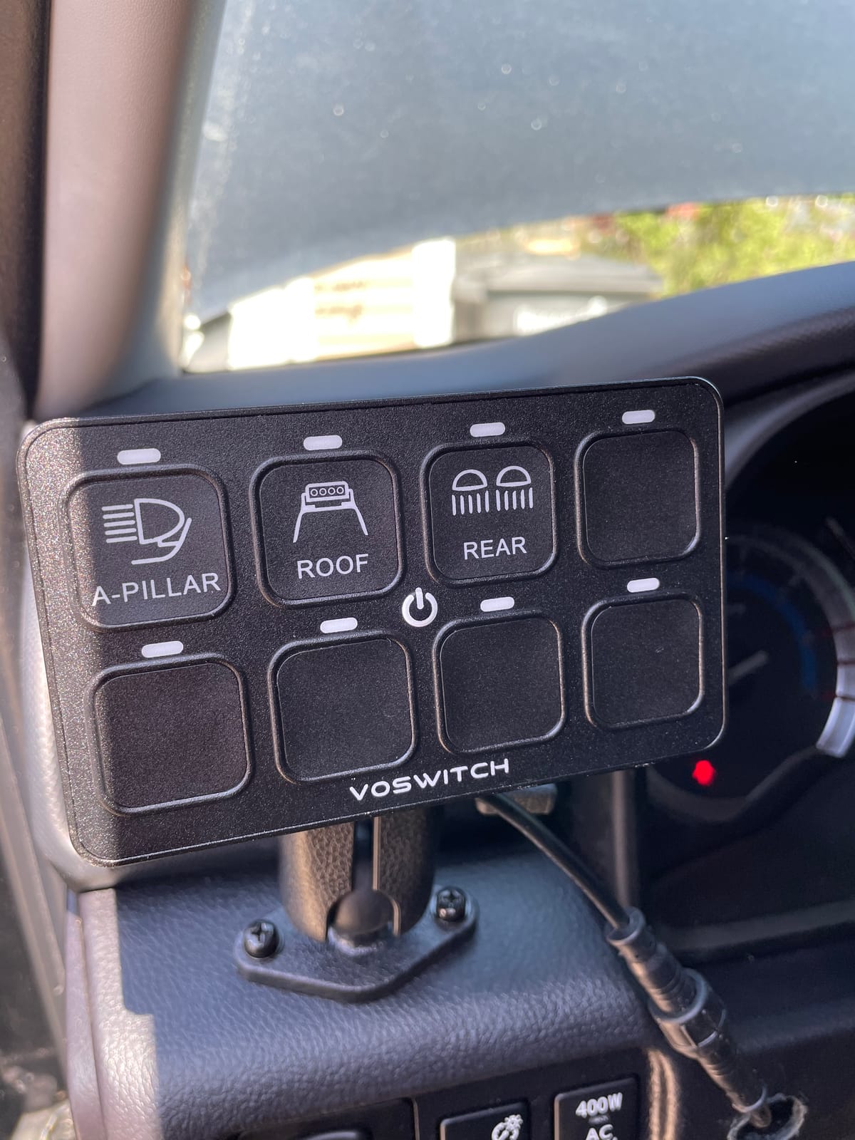 Voswitch UV100 8 Gang Programmable Switch Panel Power Control System for Truck UTV Side by Side Boat 12V customer photo 1