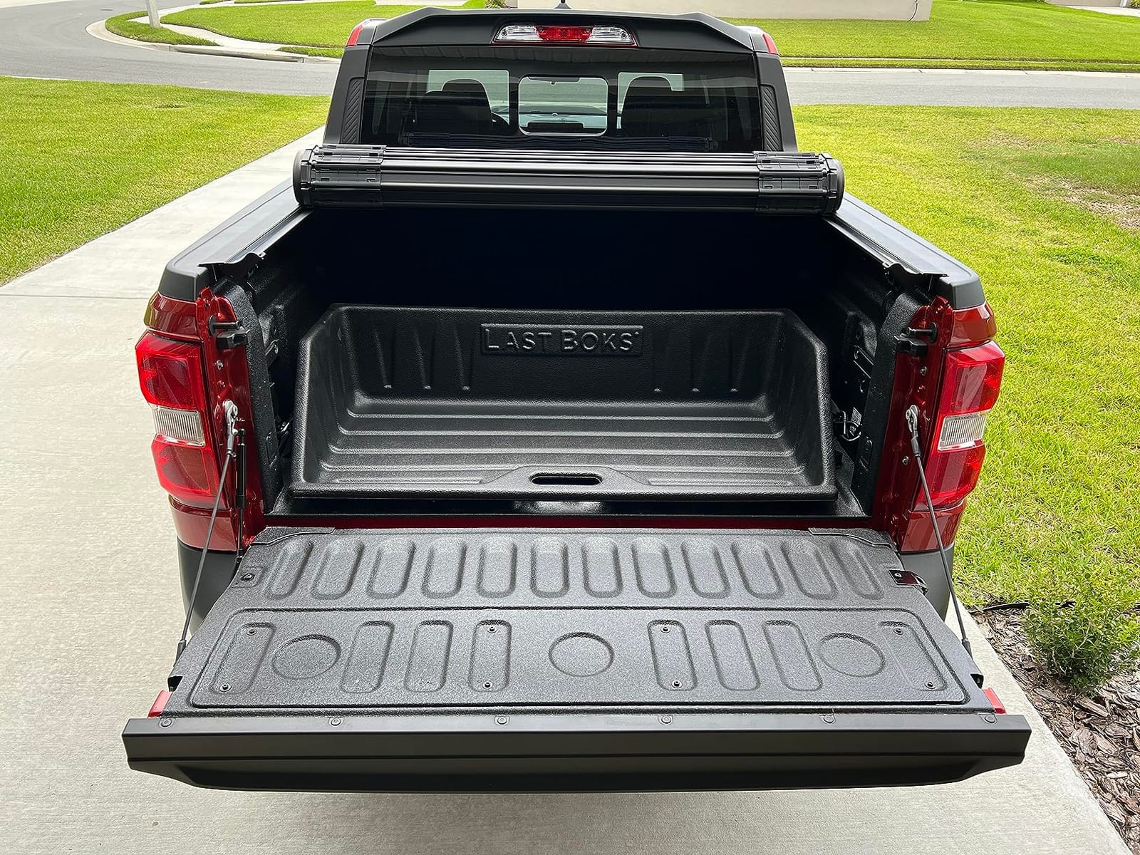 Last Boks Mid Size Truck Bed, Cargo Box Organizer, Slides Out onto Your Tailgate for Easy Access to Load or Unload Your Cargo, Truck Accessories Stores and Protects Your Cargo and Your Truck customer photo 2